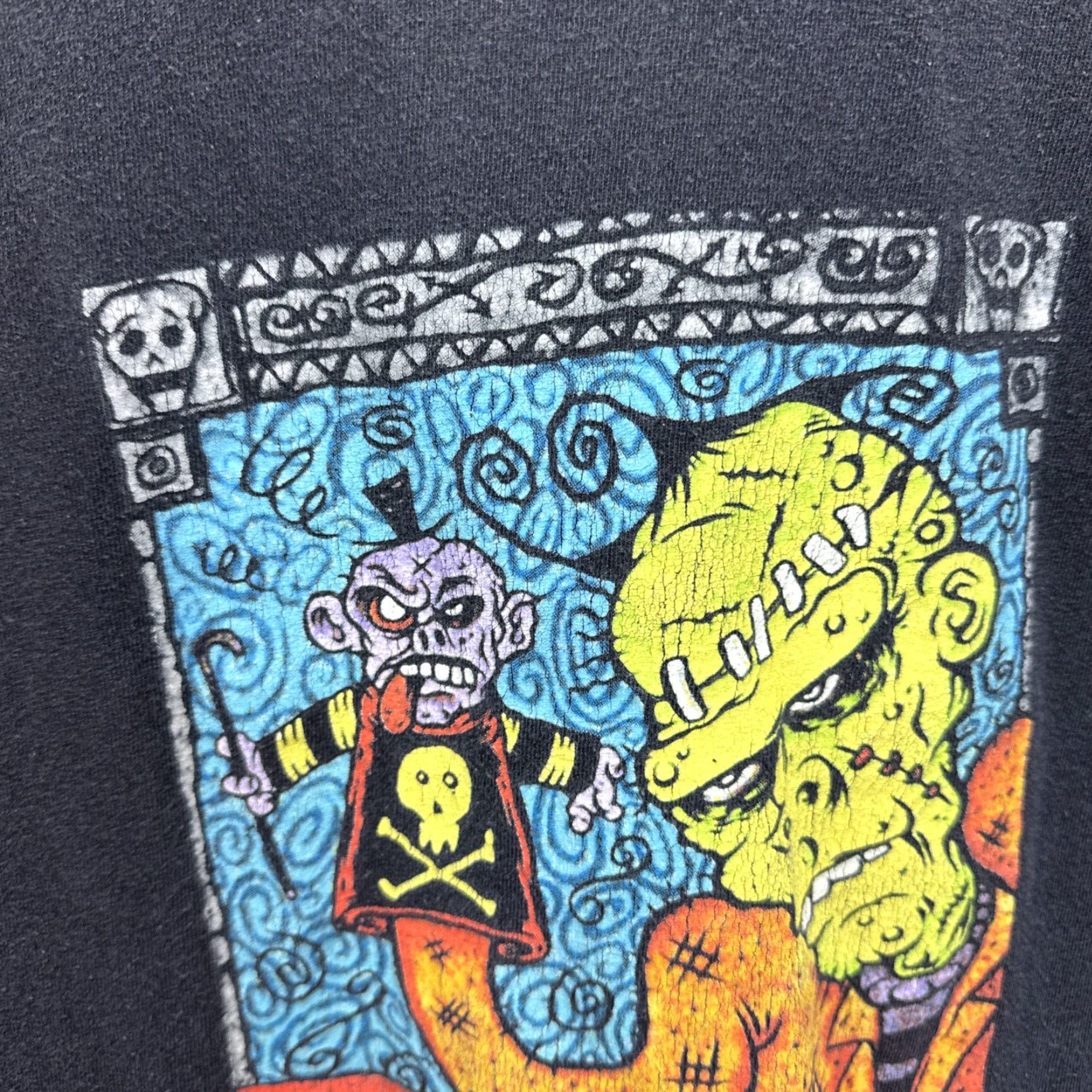 Vintage VINTAGE Black XL T-Shirt Heavy Metal Band Tee 90s White Zombie Hand Puppet Mens Short Sleeve Cotton Graphic Tee Size US XL / EU 56 / 4 - 7 Thumbnail