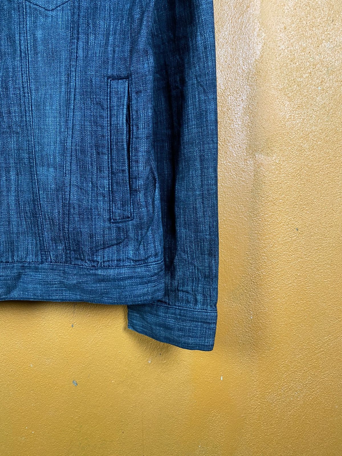 Japanese Brand RESHAM Japanese Style Denim Jacket Workwear Trucker Jacket Size US L / EU 52-54 / 3 - 8 Thumbnail