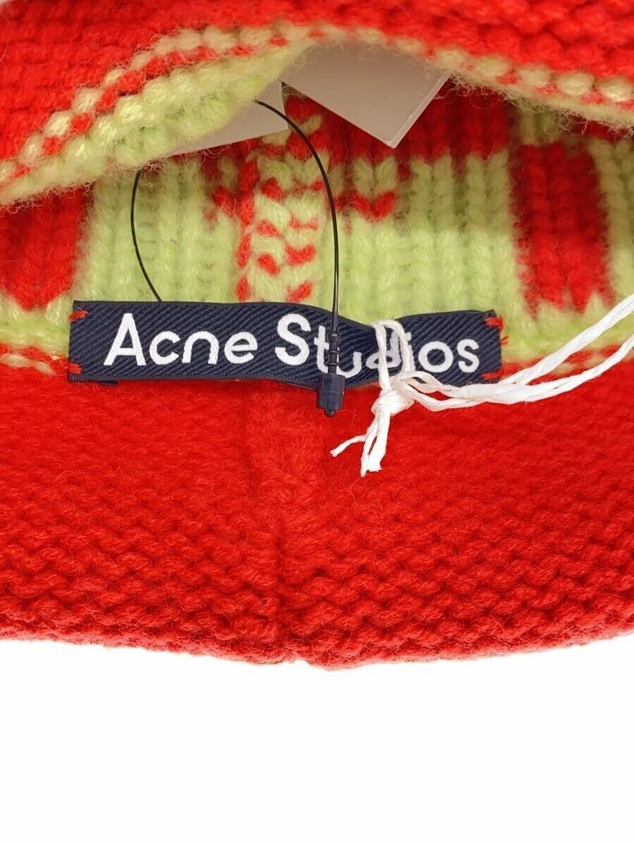 Acne Studios Smiley Logo Wool Knit Beanie Size ONE SIZE - 4 Thumbnail