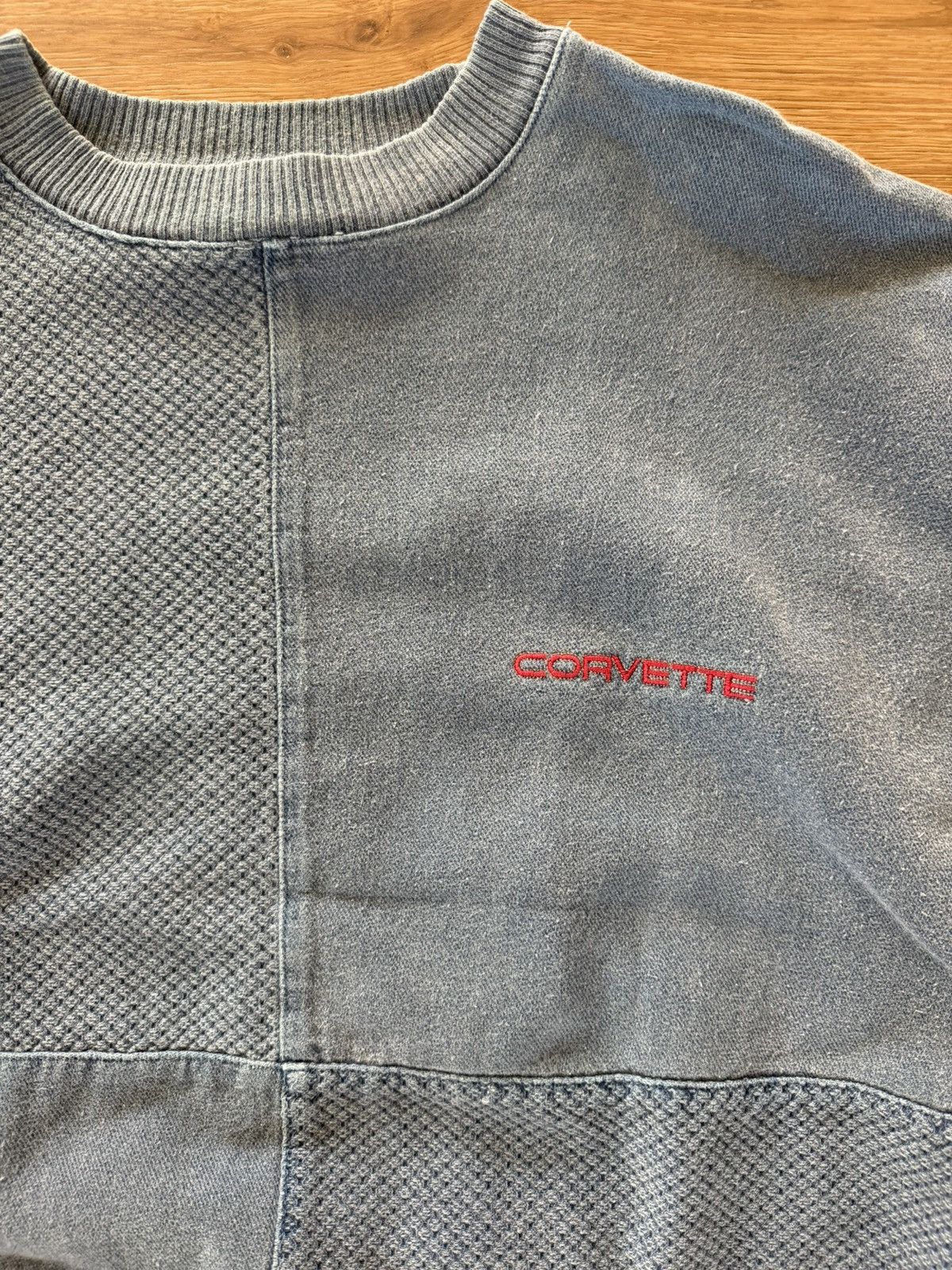 Vintage Vintage Cut & Sew Corvette Sweatshirt Size US L / EU 52-54 / 3 - 3 Thumbnail