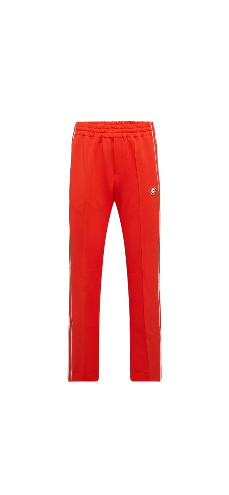 Image of Casablanca Laurel Pintuck Sweat Pants in Red, Men's (Size 34)