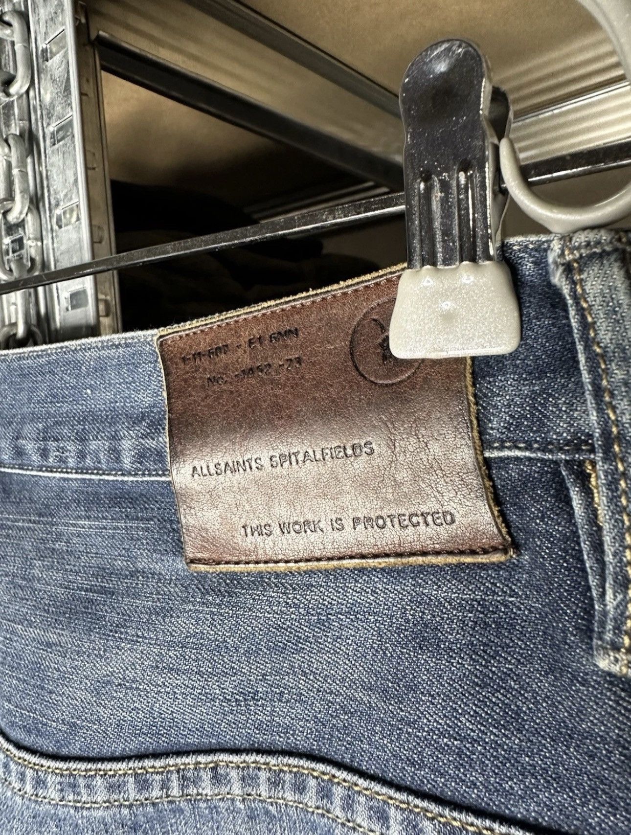 Allsaints AllSaints Spitalfields Jeans Men's Size 32 Twisted Leg Denim Size US 32 / EU 48 - 4 Thumbnail