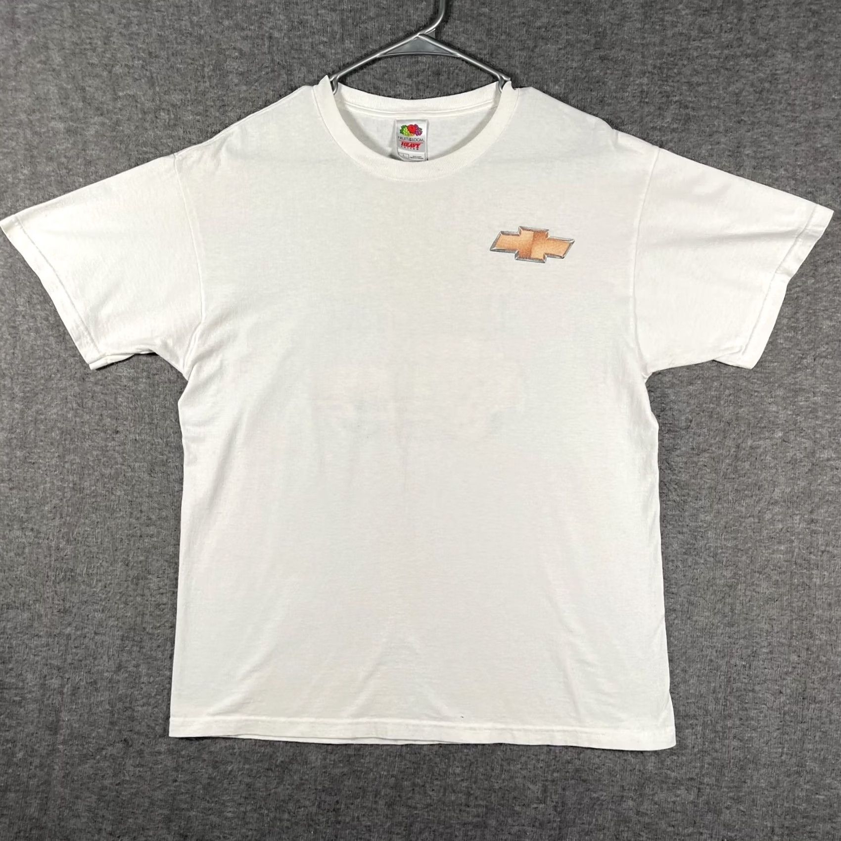 Fruit Of The Loom VINTAGE Fruit Of The Loom Shirt Mens Large White Corvette Dream Machine Graphic Tee Size US L / EU 52-54 / 3 - 3 Thumbnail