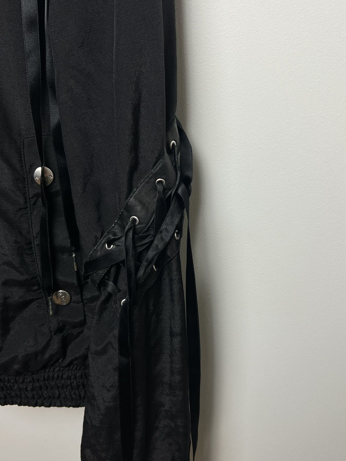John Richmond richmond y2k archive bondage shimmer moto jacket Size US M / EU 48-50 / 2 - 6 Thumbnail