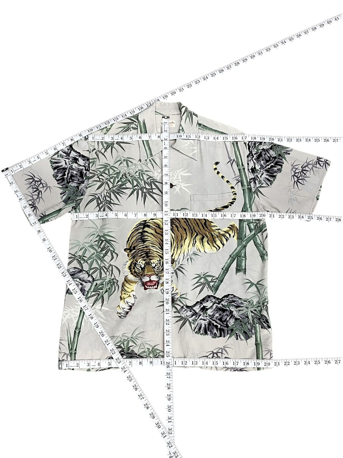 Sun Surf 🔥Vintage Sun Surf Toyo Enterprise Tiger Bamboo Rayon Aloha Size US S / EU 44-46 / 1 - 11 Thumbnail