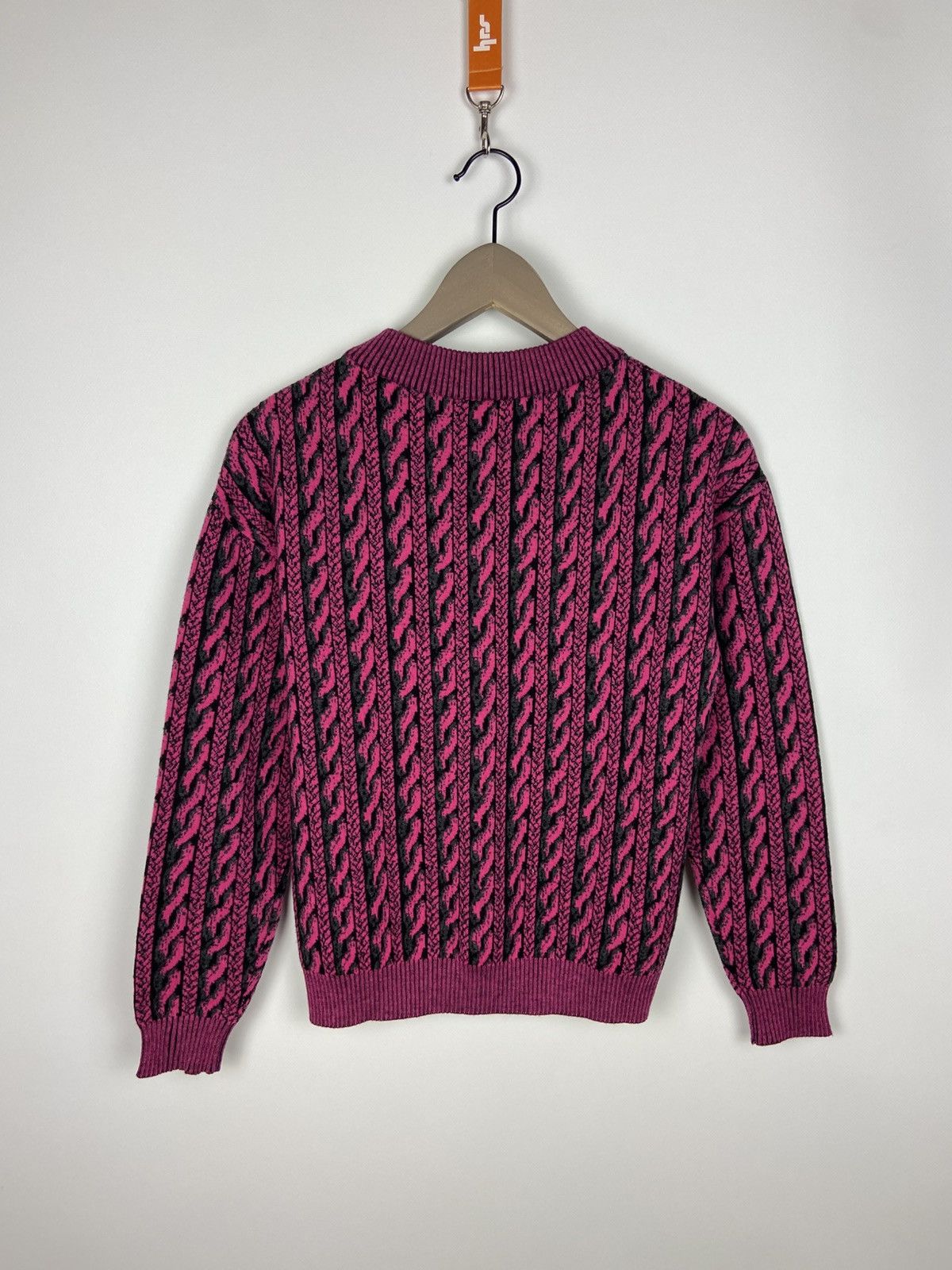Designer × Moschino RRP$ 400 Moschino Couture Virgin Wool Pink Womens Sweater Size S / US 4 / IT 40 - 2 Thumbnail