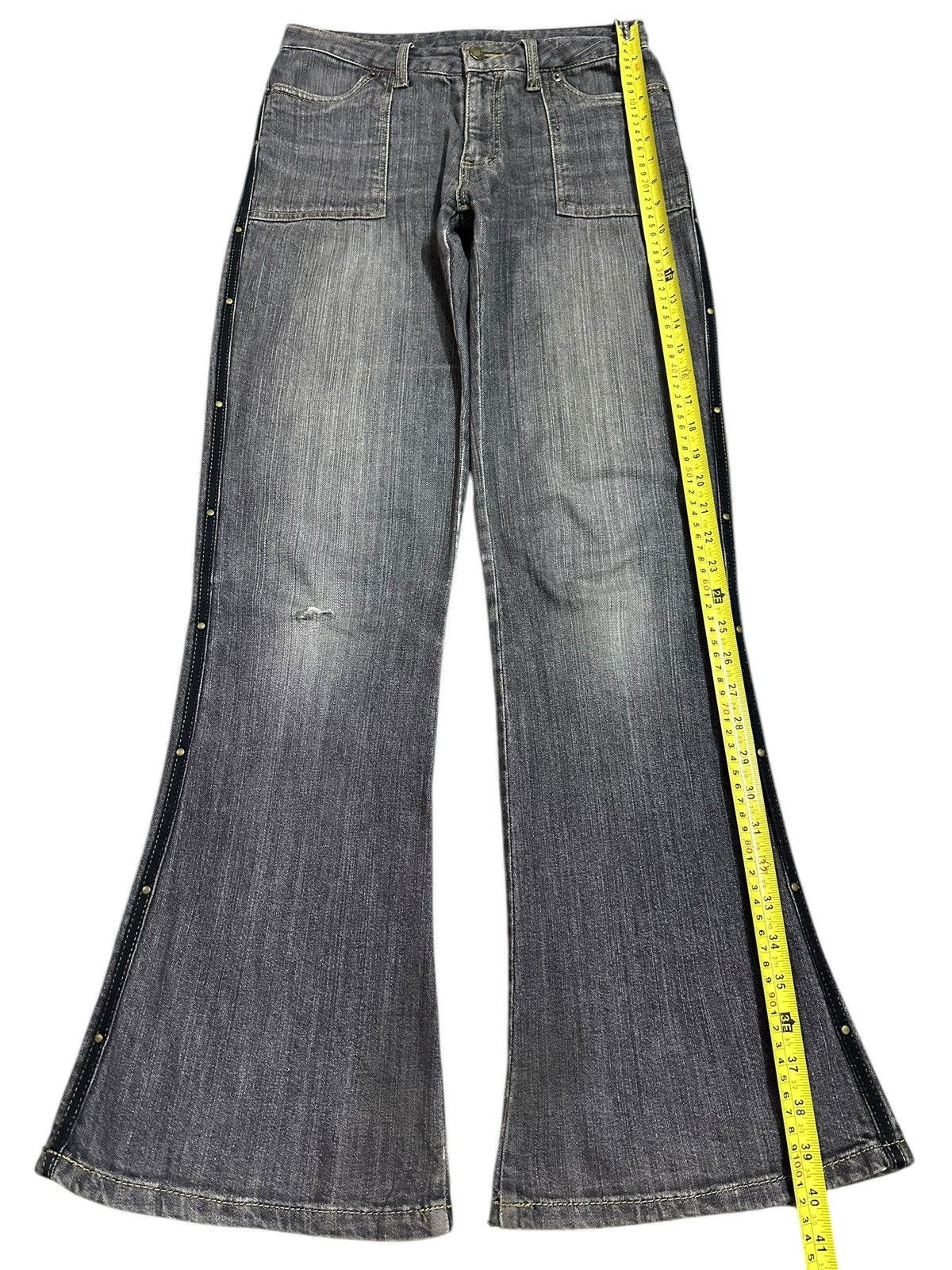 Japanese Brand Vintage Japanese Brand Faded Wash Style Flare Jeans Size US 28 / EU 44 - 12 Thumbnail