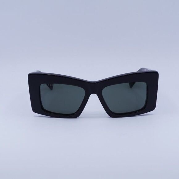 Gucci 🕶️ New Gucci GG1842S 001 Sunglasses - Shiny Black Frame Size ONE SIZE - 3 Thumbnail