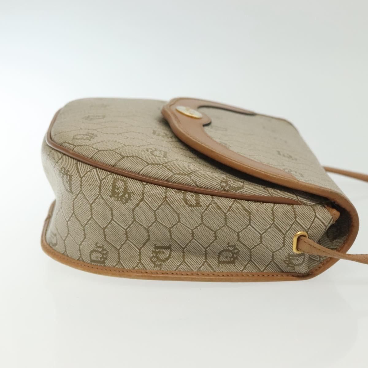 Dior DIOR Honeycomb Canvas Shoulder Bag Pvc Beige Gold Size ONE SIZE - 4 Thumbnail