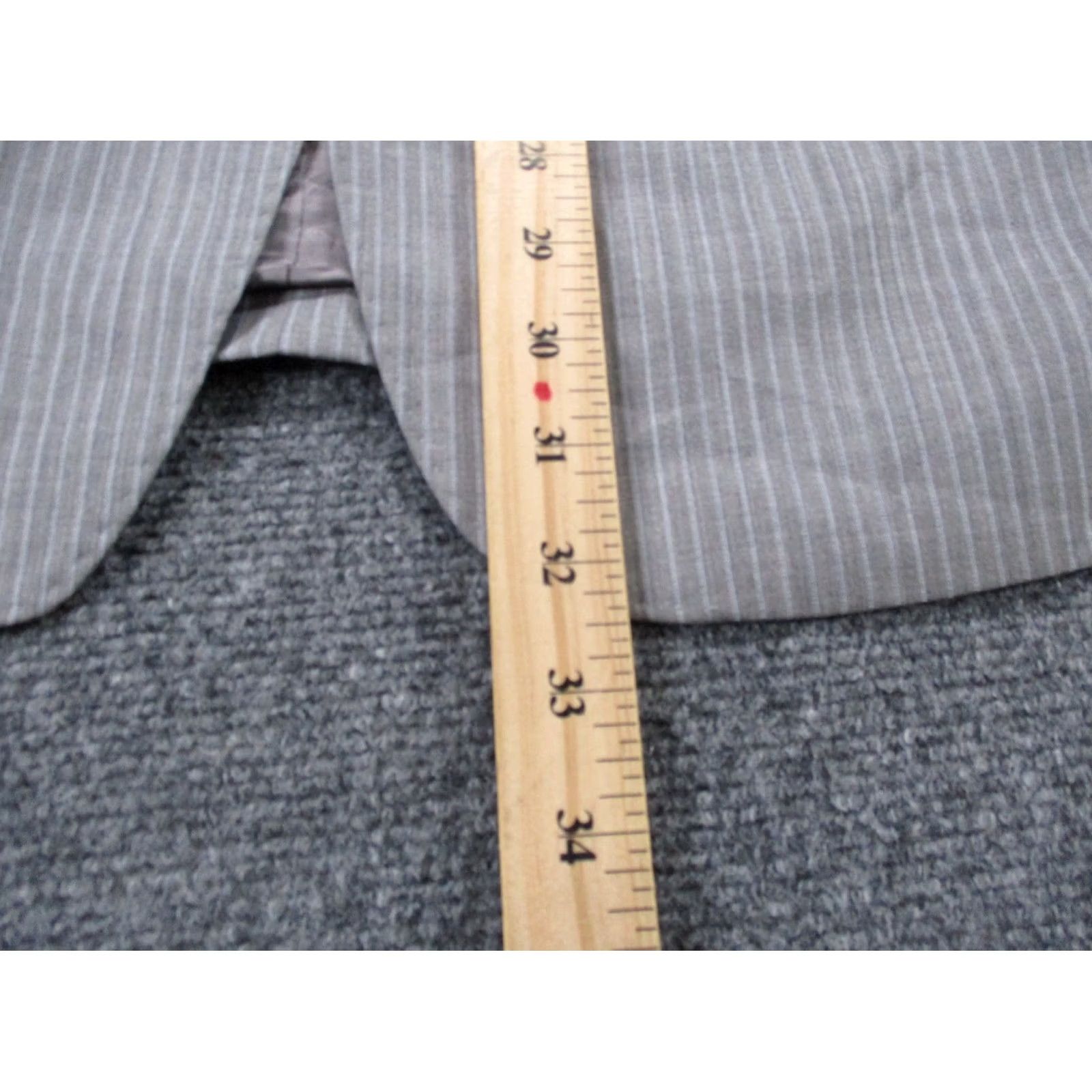 Ermenegildo Zegna Ermenegildo Zegna Blazer jacket Mens 42R Gray Wool Silk Two-Button Business Size 42R - 4 Thumbnail