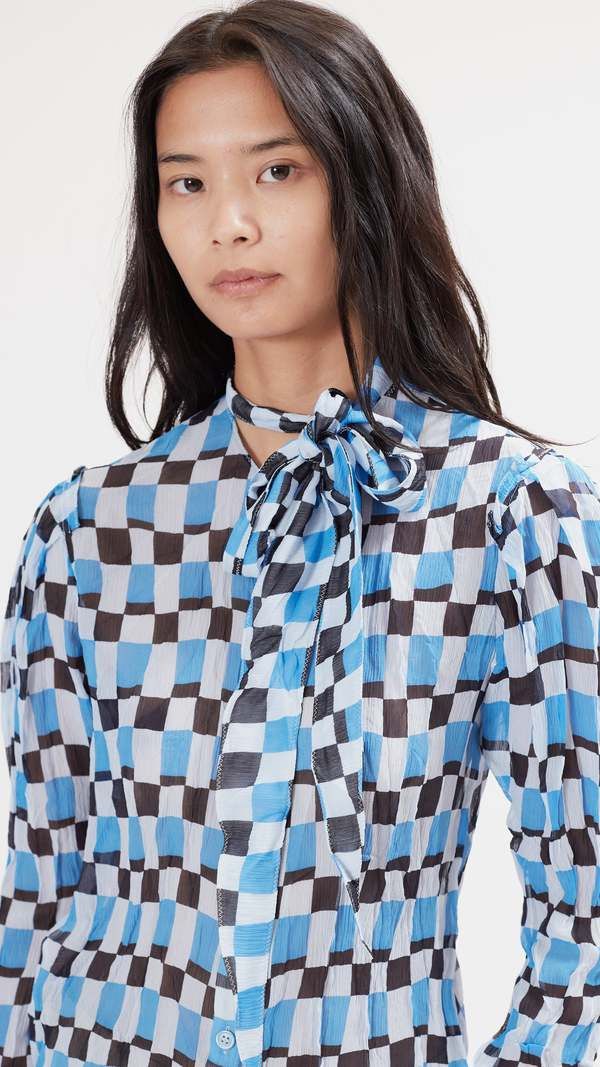 Marni o1y1125 Checked Shirt in Multicolor Size M / US 6-8 / IT 42-44 - 3 Thumbnail