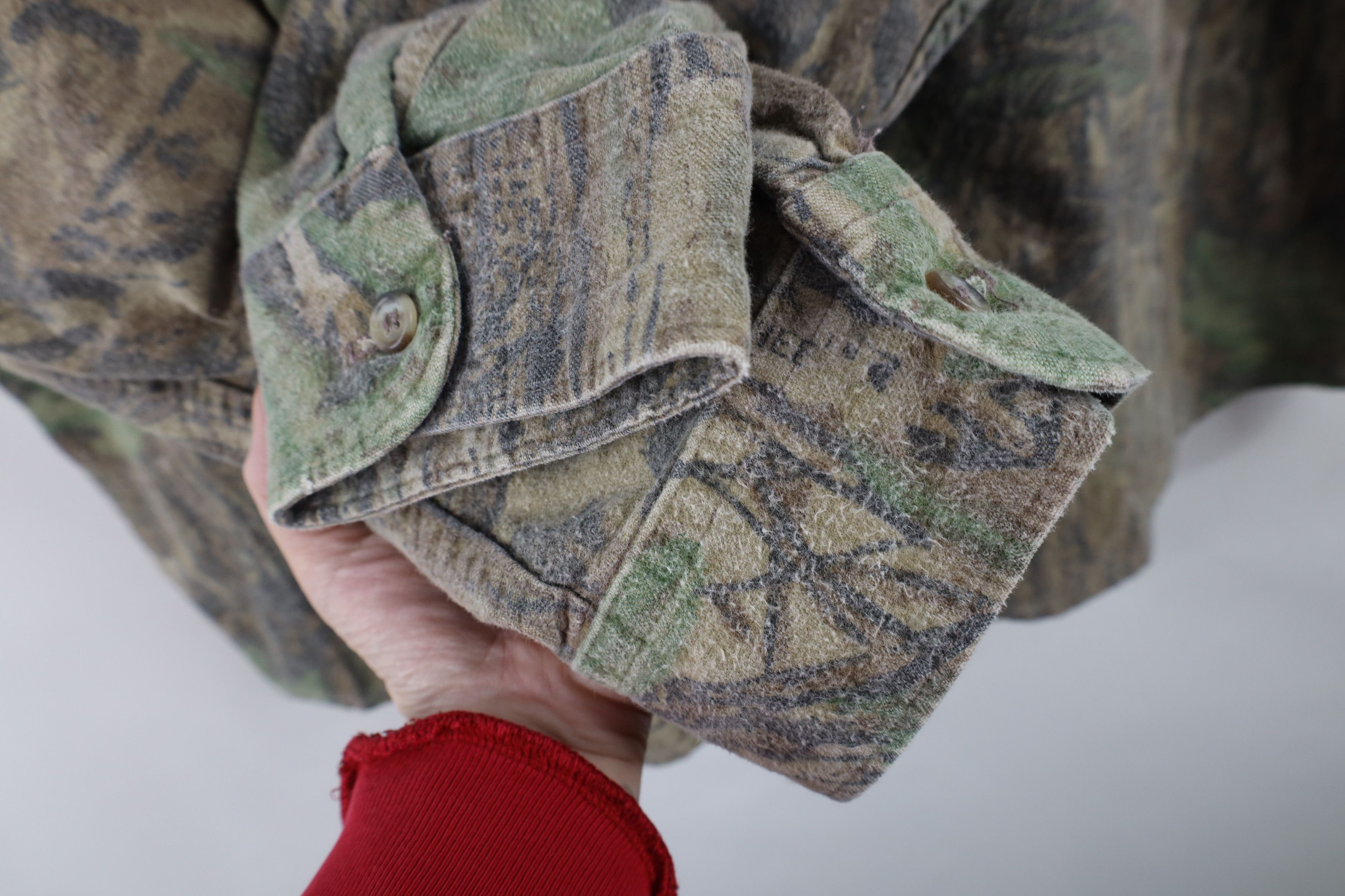 Vintage × Walls Vintage 90s Walls Camouflage Chamois Cloth Button Shirt USA Size US XXL / EU 58 / 5 - 4 Thumbnail