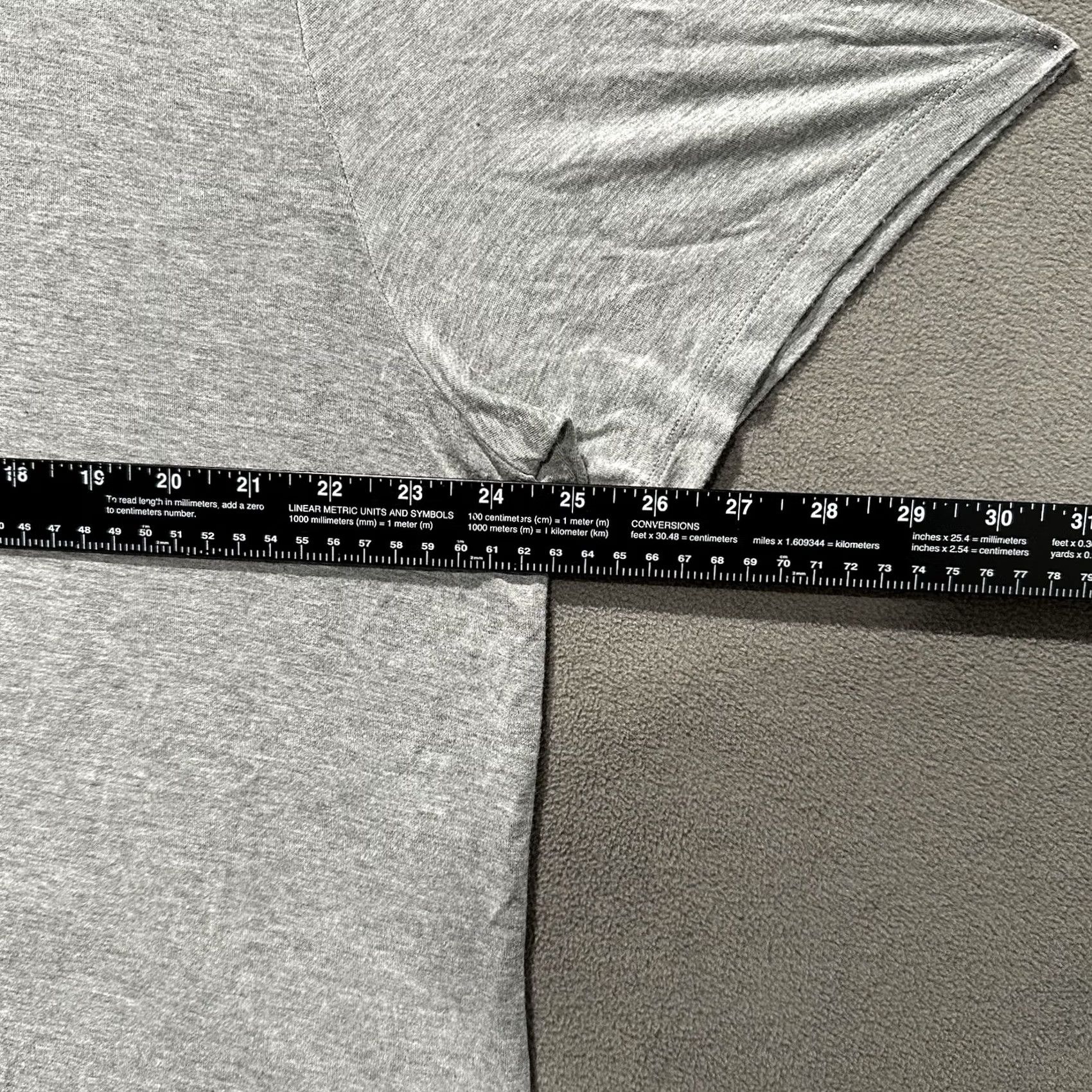 Vintage Honeydew Shirt Womens 2X Plus Gray Pajama Top Stretch Rayon Blend Short Sleeve Size XXL / US 16-18 / IT 52-54 - 6 Thumbnail