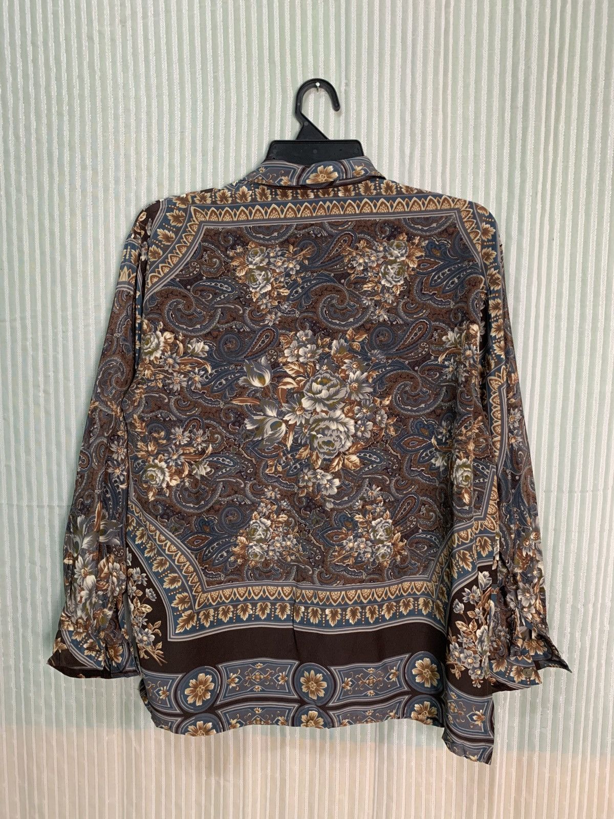 Other Rare Design Vintage Sunnasa Paisley Print Blouse Size M / US 6-8 / IT 42-44 - 2 Thumbnail