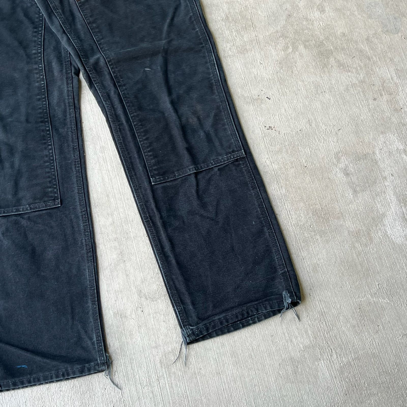 Carhartt × Vintage Carhartt black double knee work wear carpenter pants Size US 29 - 4 Thumbnail