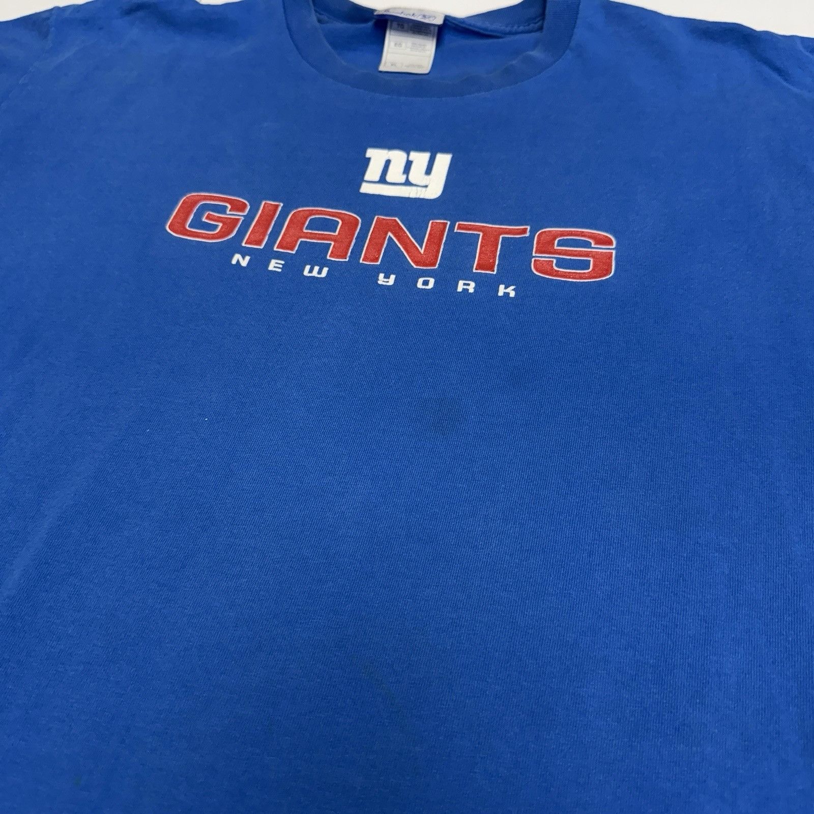 Reebok Vintage New York Giants T Shirt Mens XL 23.5x29 Blue Y2k NFL Size US XL / EU 56 / 4 - 6 Thumbnail