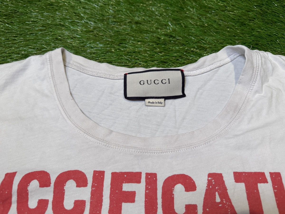 Gucci Gucci Wolf Guccification IL PRATO - T-Shirt White Size US L / EU 52-54 / 3 - 5 Thumbnail