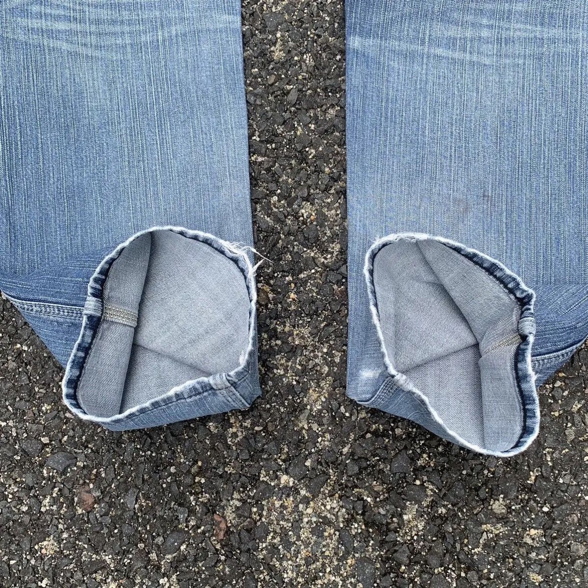 Lee Union Made By Lee Jeans Distressed Baggy WORKWEAR Denim Pant Size US 31 - 16 Thumbnail