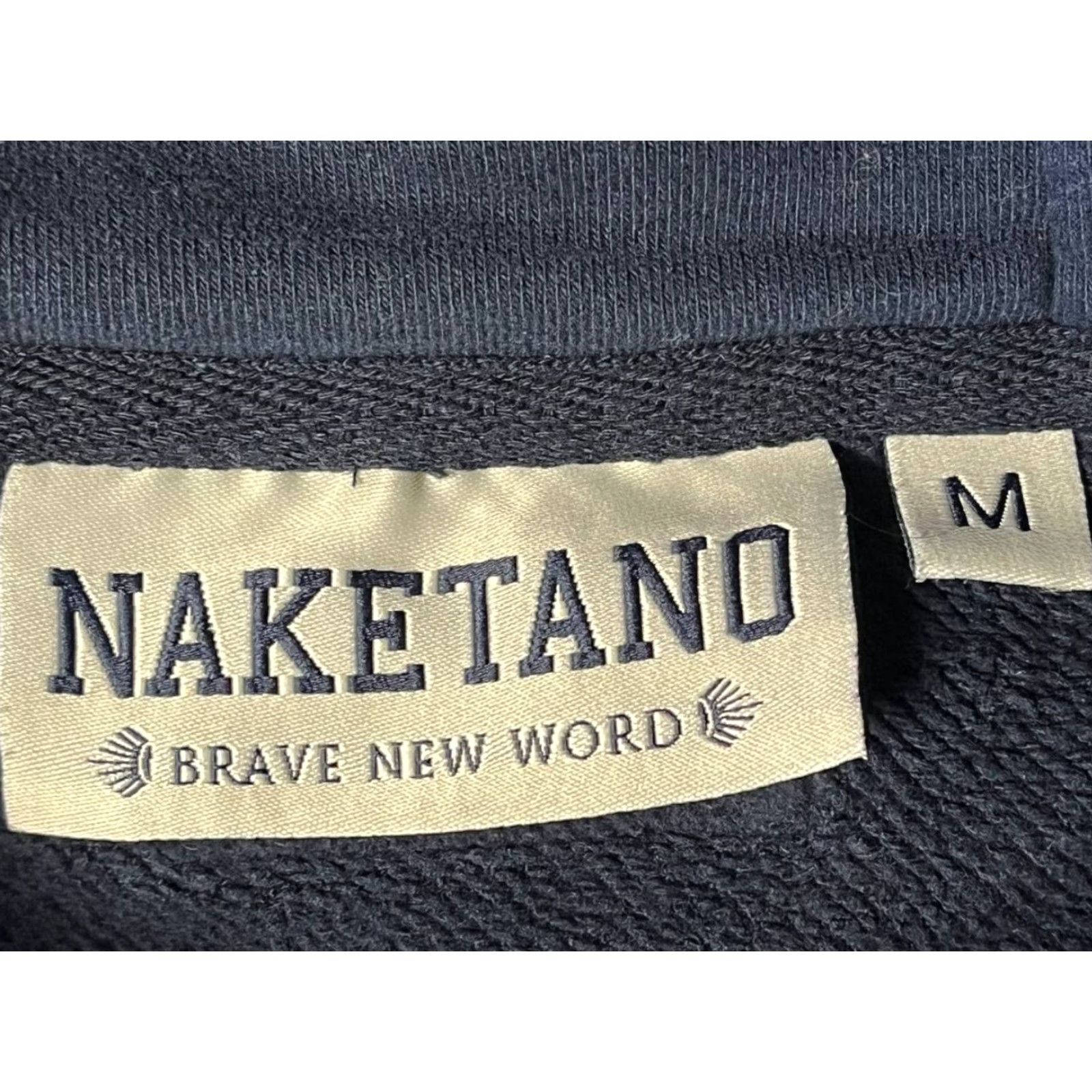 Vintage Naketano Hoodie Dark Blue Mock Heavy High Collar Pullover Long Sleeve M Casual Jacket Womens Cozy Classic Long Sleeve Blue Size M / US 6-8 / IT 42-44 - 7 Thumbnail