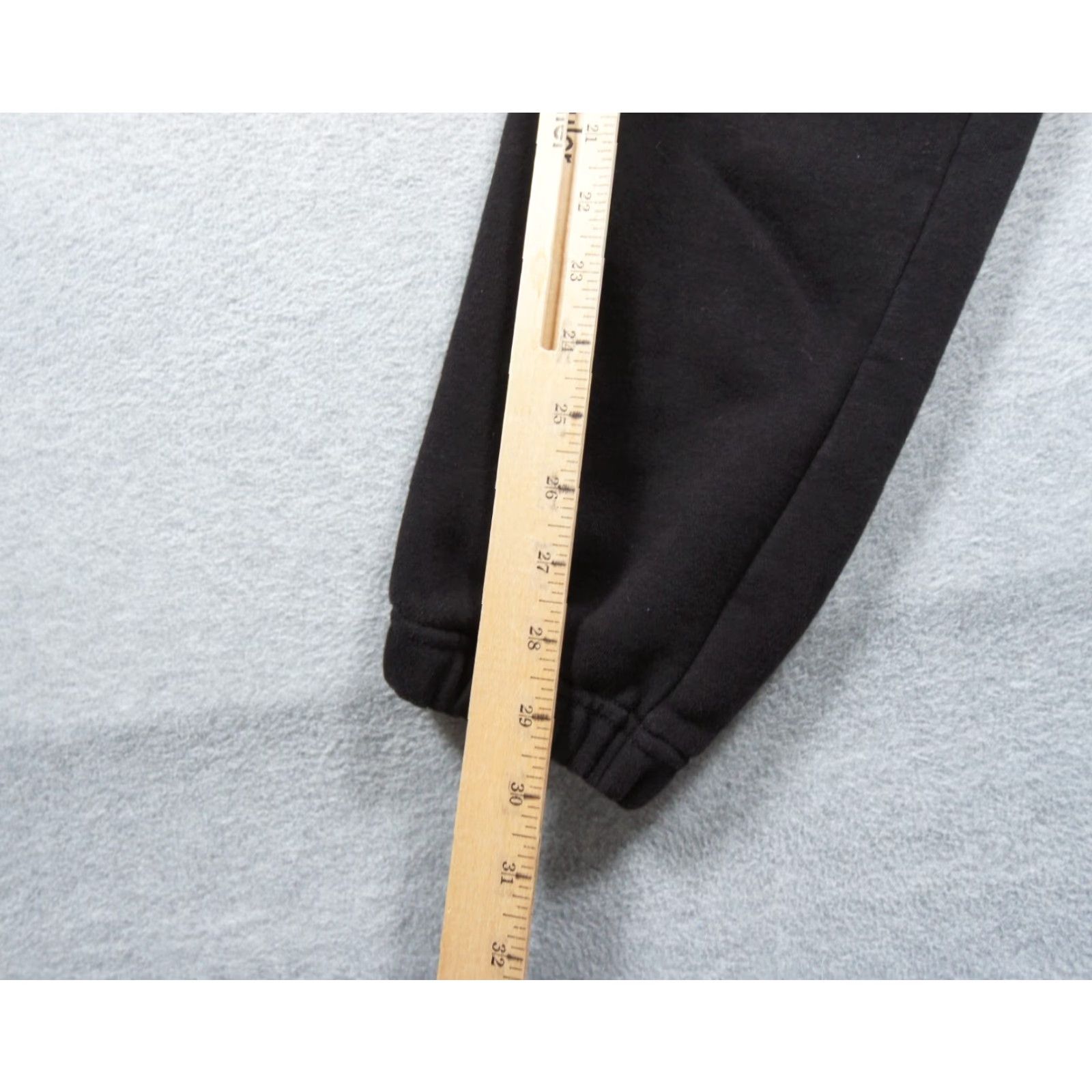 Vintage Hours Sweatpants Men Adult Large Black Fleece Tapered Casual Comfort Lounge Pants with Pockets Size US 33 - 7 Thumbnail