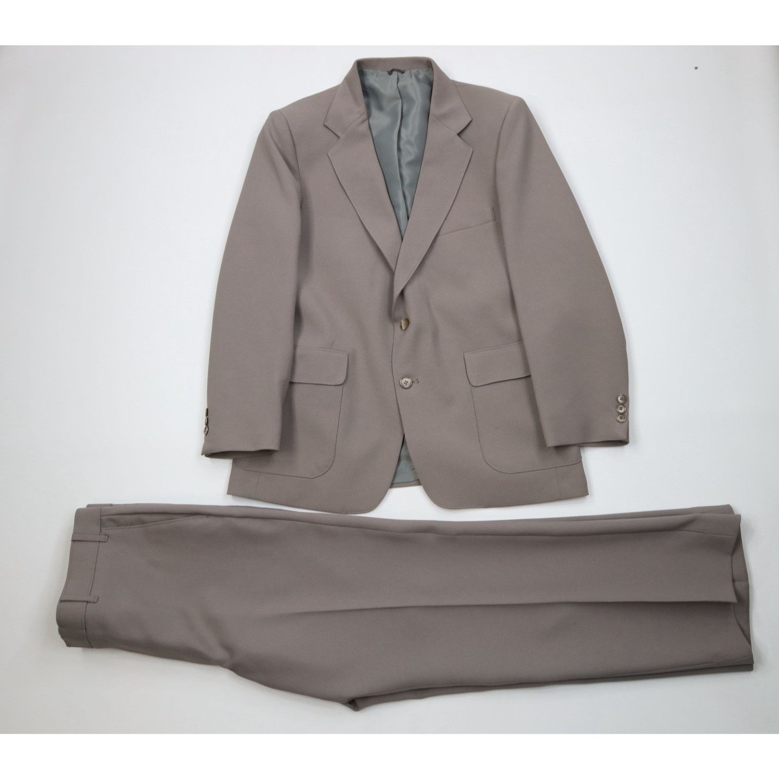 Levi's Vintage 70s Levis 2 Piece Knit Suit Wedding Wide Leg Size 42S - 1 Thumbnail