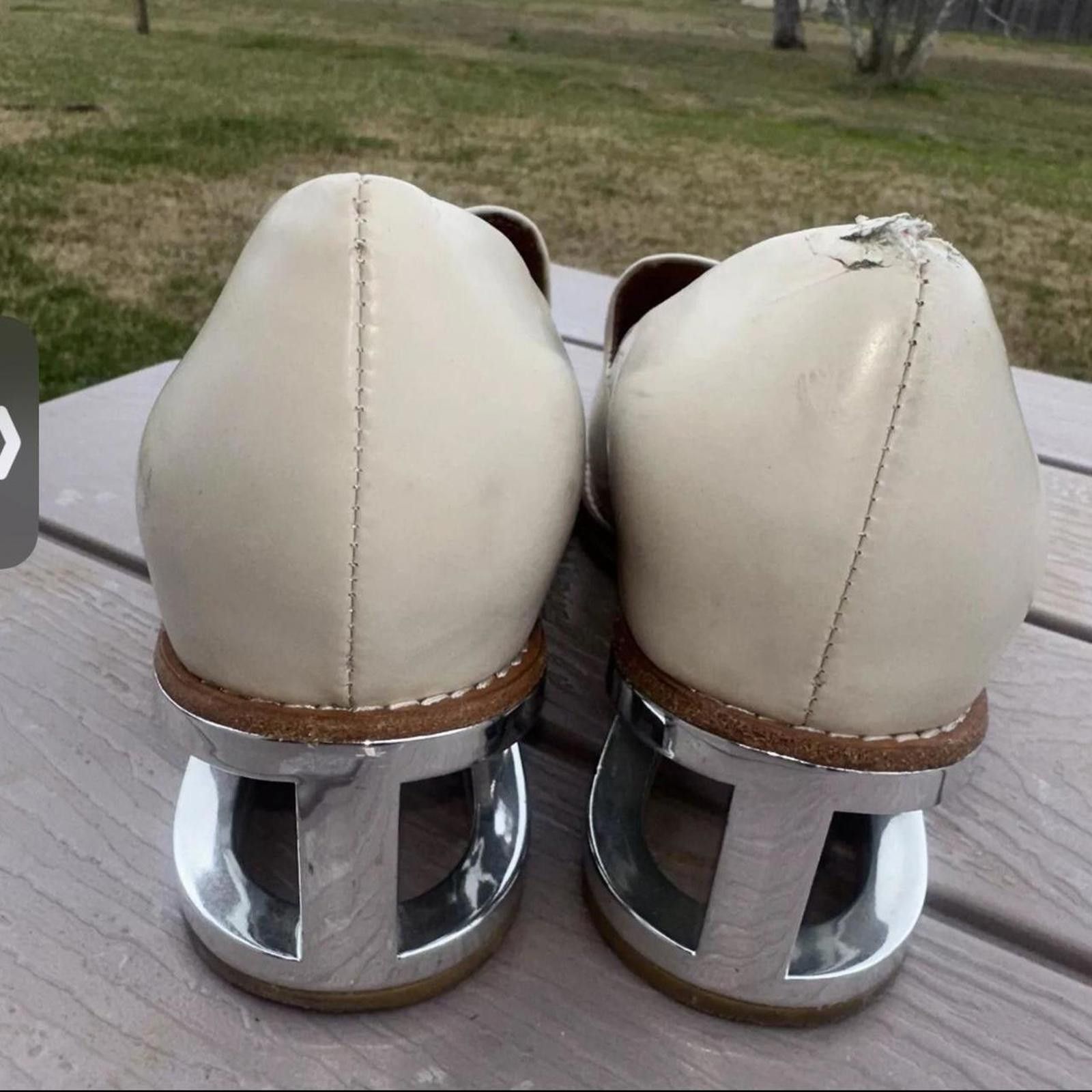 Jeffrey Campbell White Jeffrey Campbell leather loafers #preppy #minimalist Size US 8.5 / IT 38.5 - 6 Thumbnail