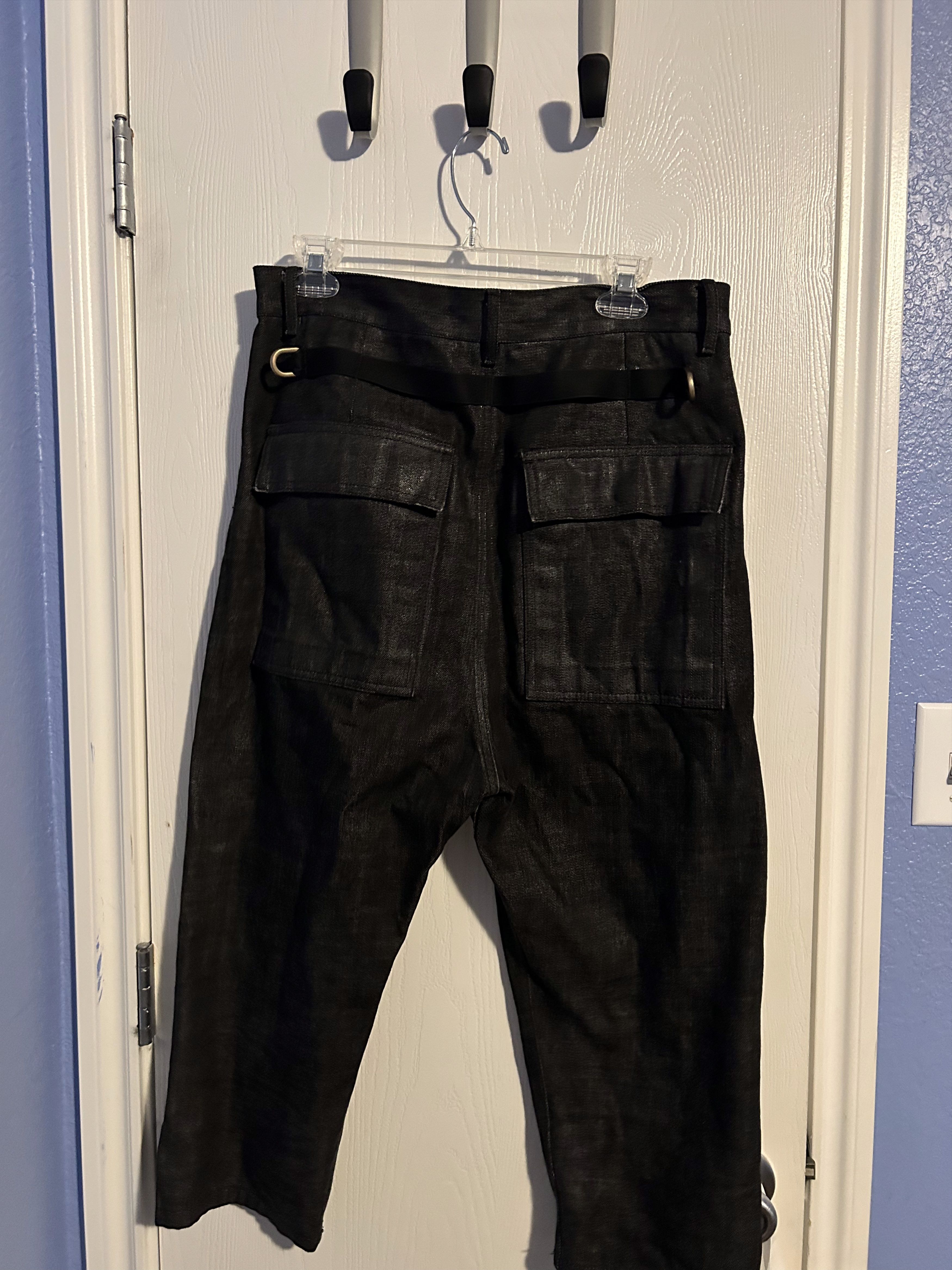 Rick Owens Rick Owens FW 17 Glitter Cropped Denim Size US 32 / EU 48 - 2 Thumbnail