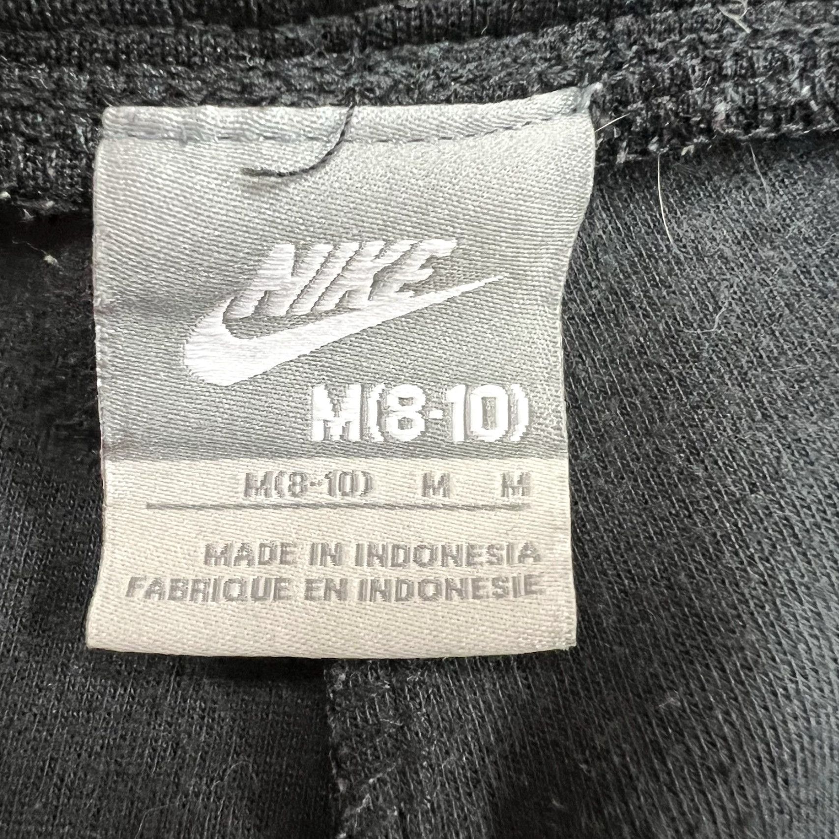 Nike Nike Striped Poly/Cotton Training Cycle Shorts Women M 8-10 Black 33X12 Size 32" / US 10 / IT 46 - 5 Thumbnail