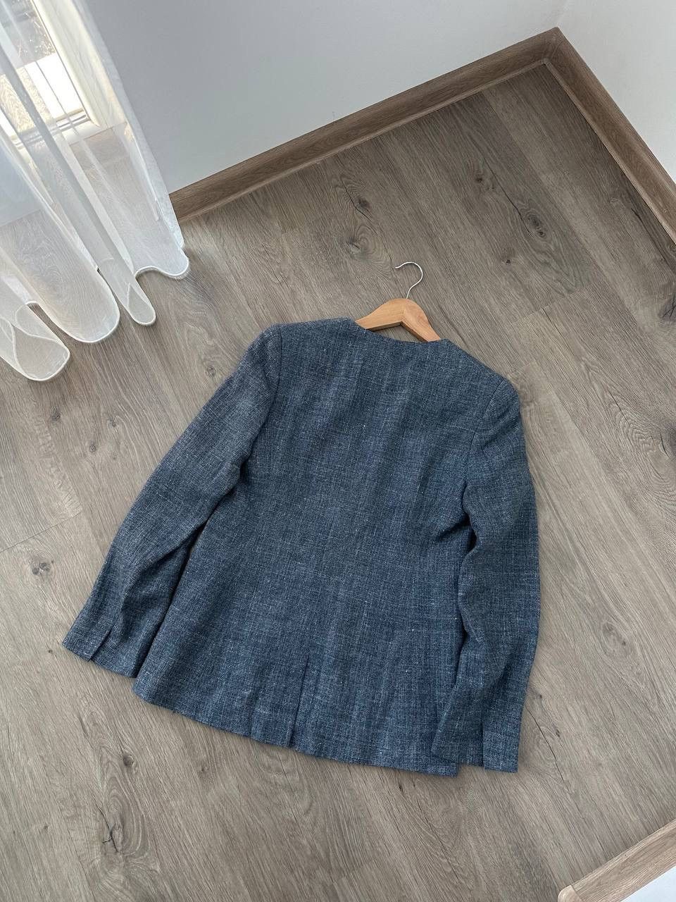 Max Mara × Vintage Vintage Max Mara Blue W’s Blazer Jacket Size M / US 6-8 / IT 42-44 - 20 Thumbnail