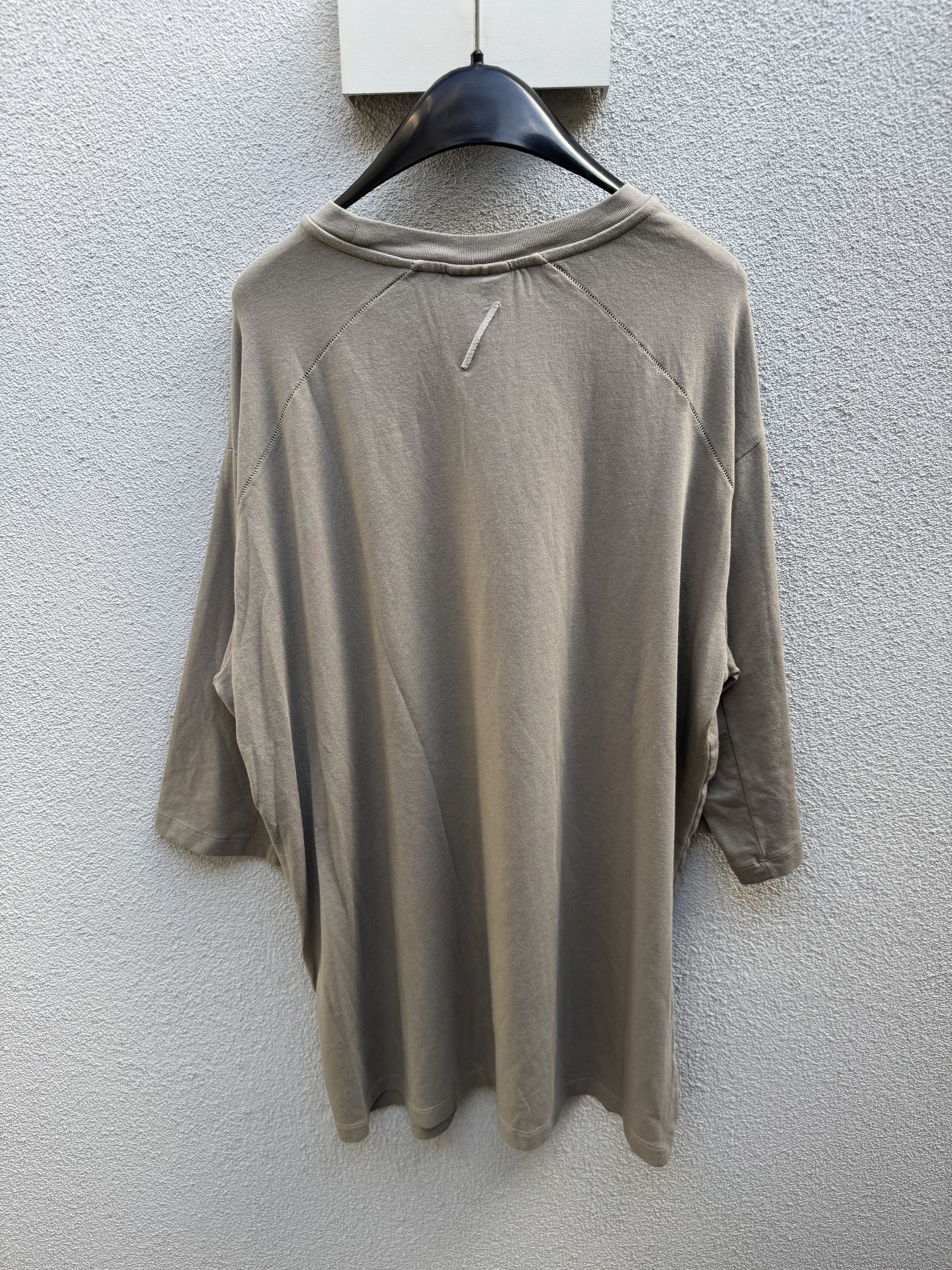 Thom Krom Thom Men Unisex Moonbeam Beige T-Shirt Cotton Modal Size M Size US M / EU 48-50 / 2 - 3 Thumbnail