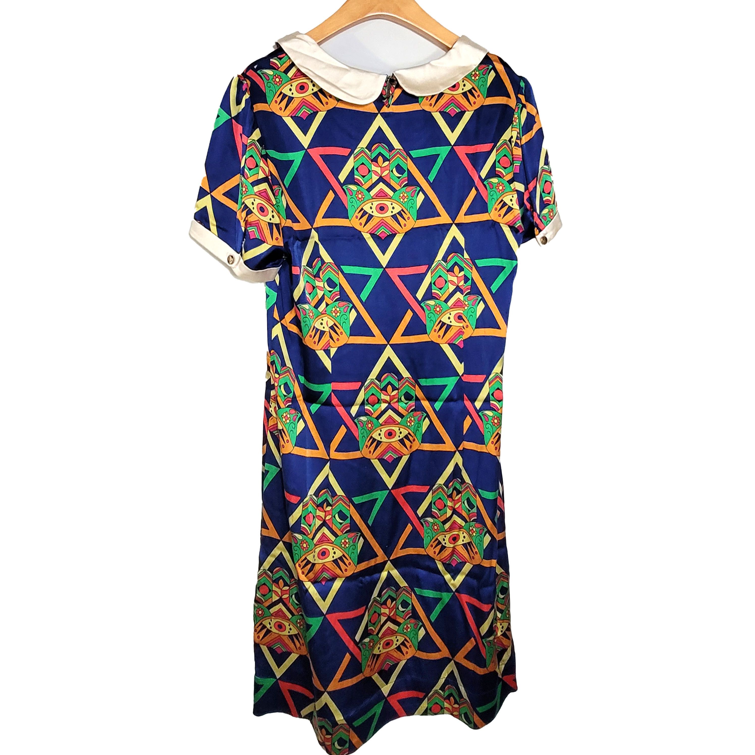 Other Women's Silk Size XS Short Sleeve Satin Dress SCB046 Size XS / US 0-2 / IT 36-38 - 1 Thumbnail