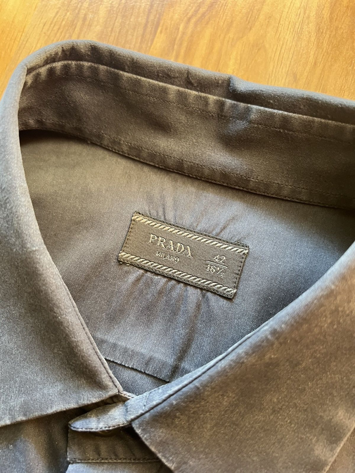 Prada Prada stretch cotton shirt men's size L Size US L / EU 52-54 / 3 - 4 Thumbnail