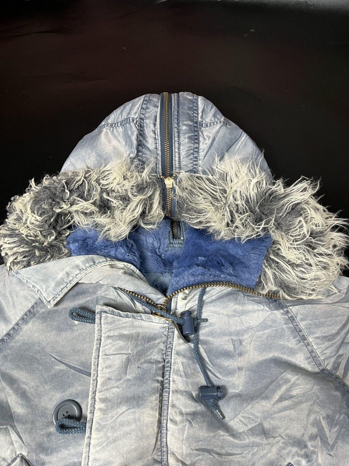 GOAT Crew × GOSTAR DE FUGA × Japanese Brand Japanese Fur bomber jacket Like G.O.A style Size US M / EU 48-50 / 2 - 5 Thumbnail