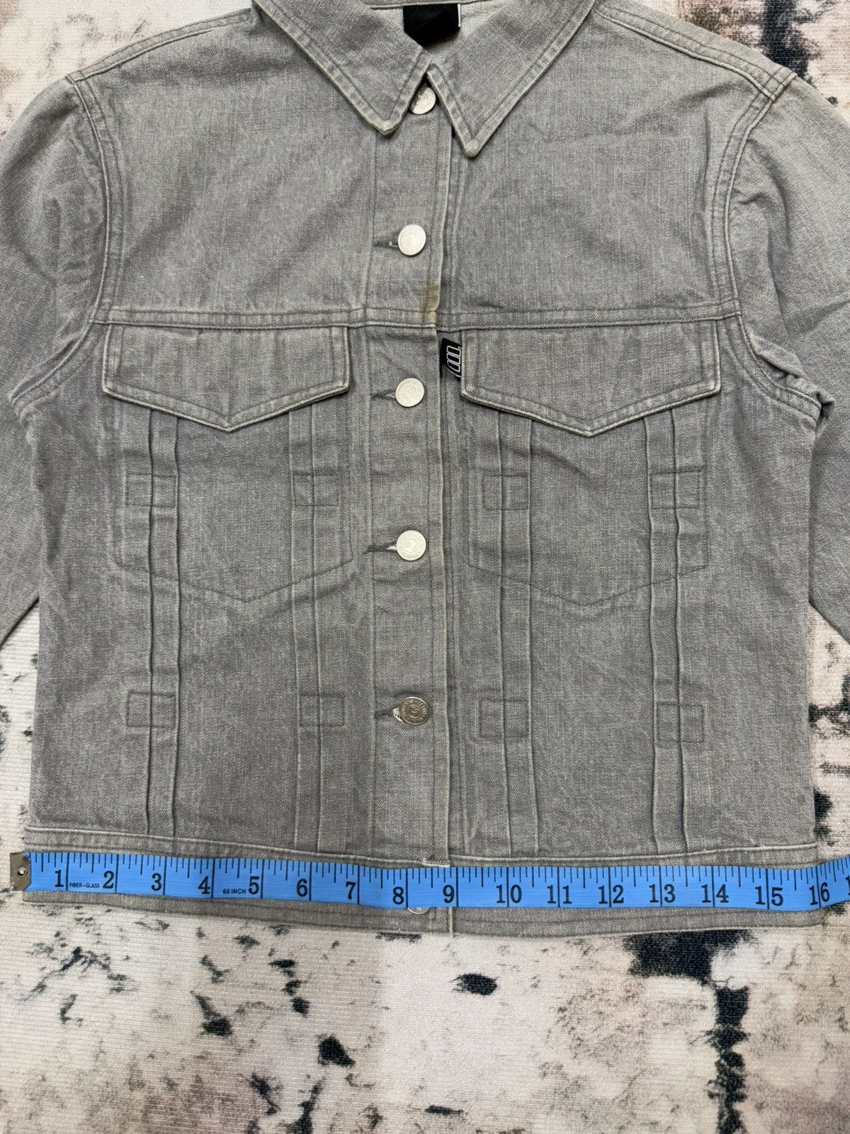 Xlarge Vintage Mini by Xlarge Cropped Denim Jacket Size XS / US 0-2 / IT 36-38 - 15 Thumbnail