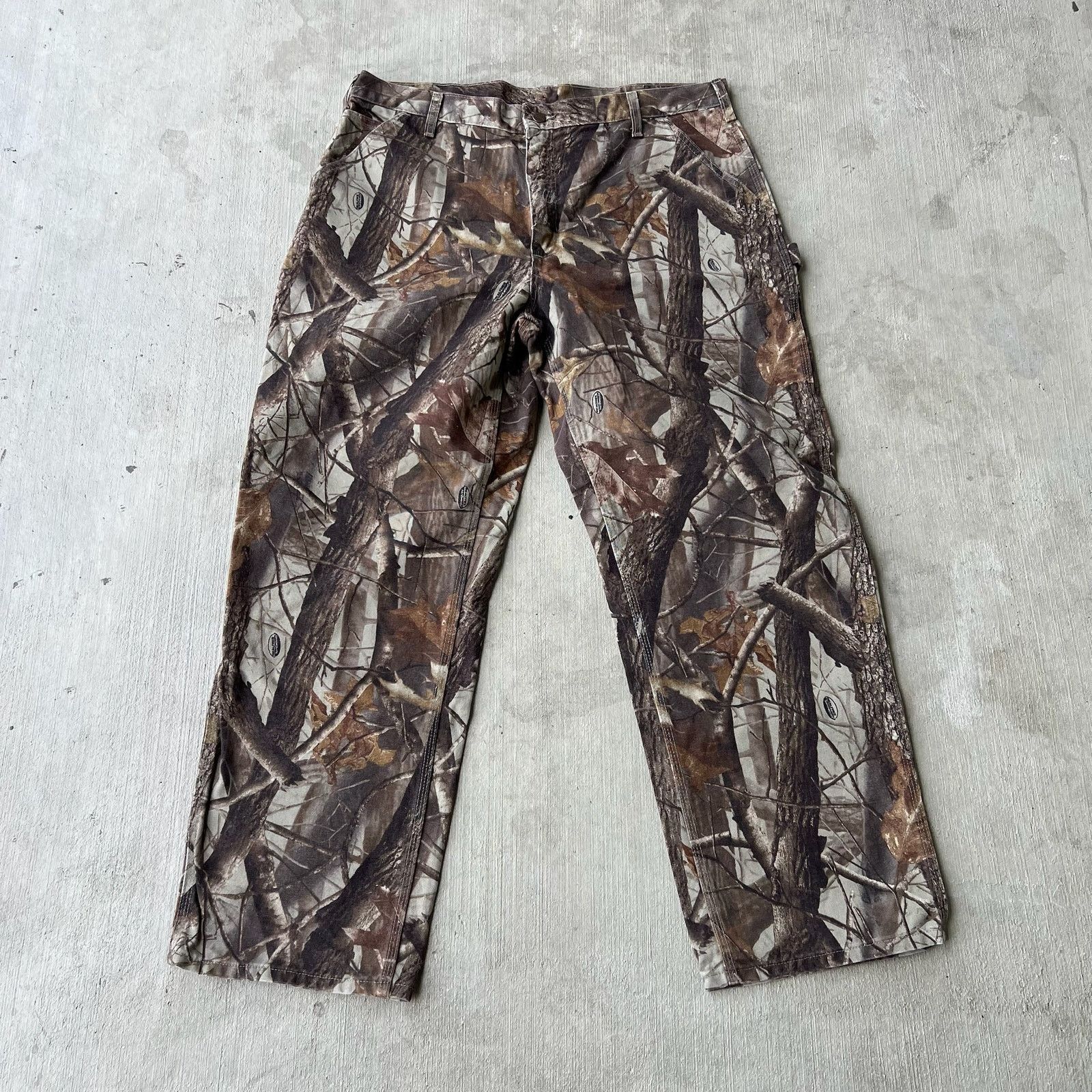 Carhartt × Vintage Carhartt realtree camo work wear carpenter pants Size US 39 - 4 Thumbnail