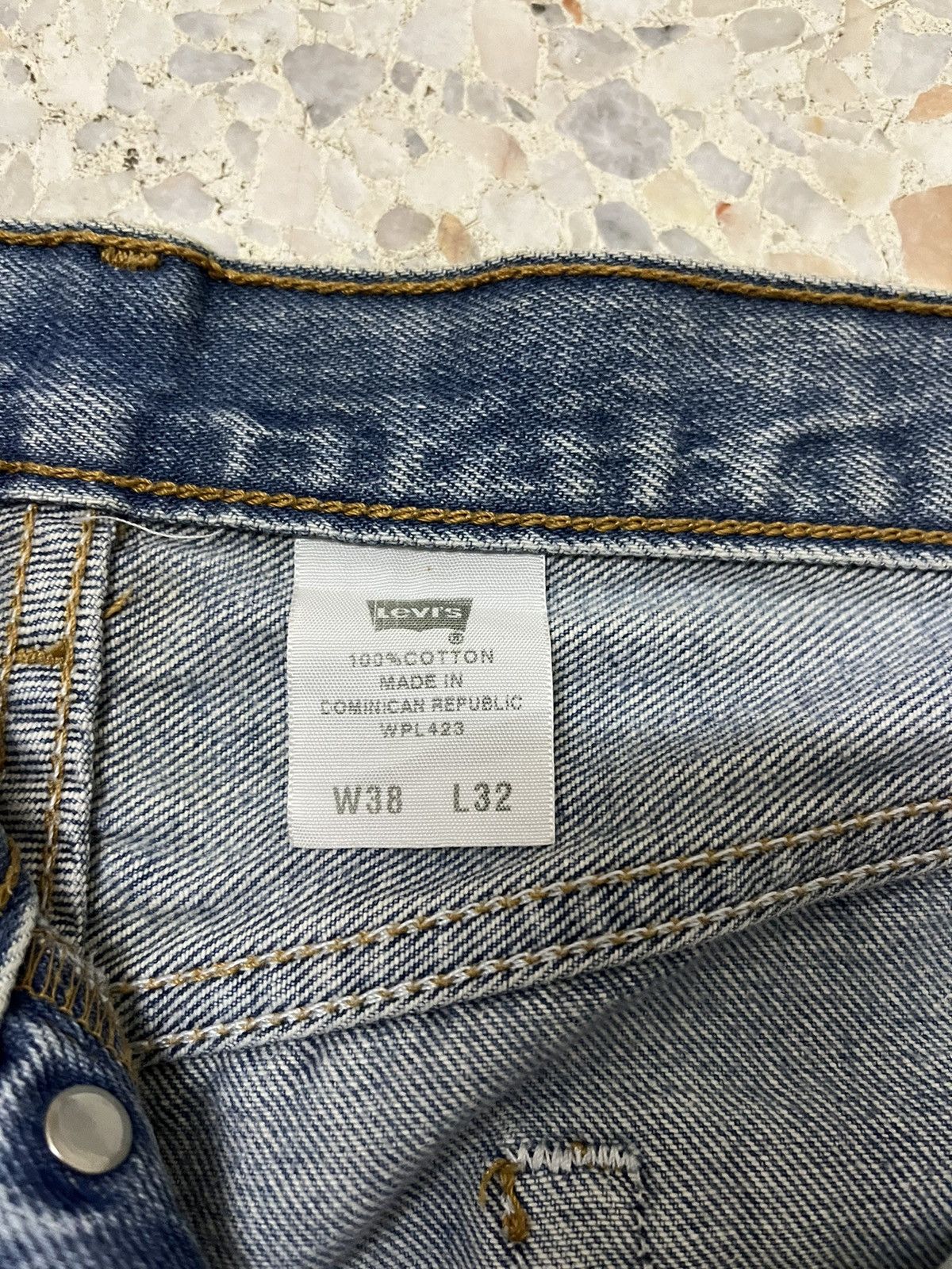 Levi's Vintage levis 501XX light blue distressed Size US 35 - 5 Thumbnail