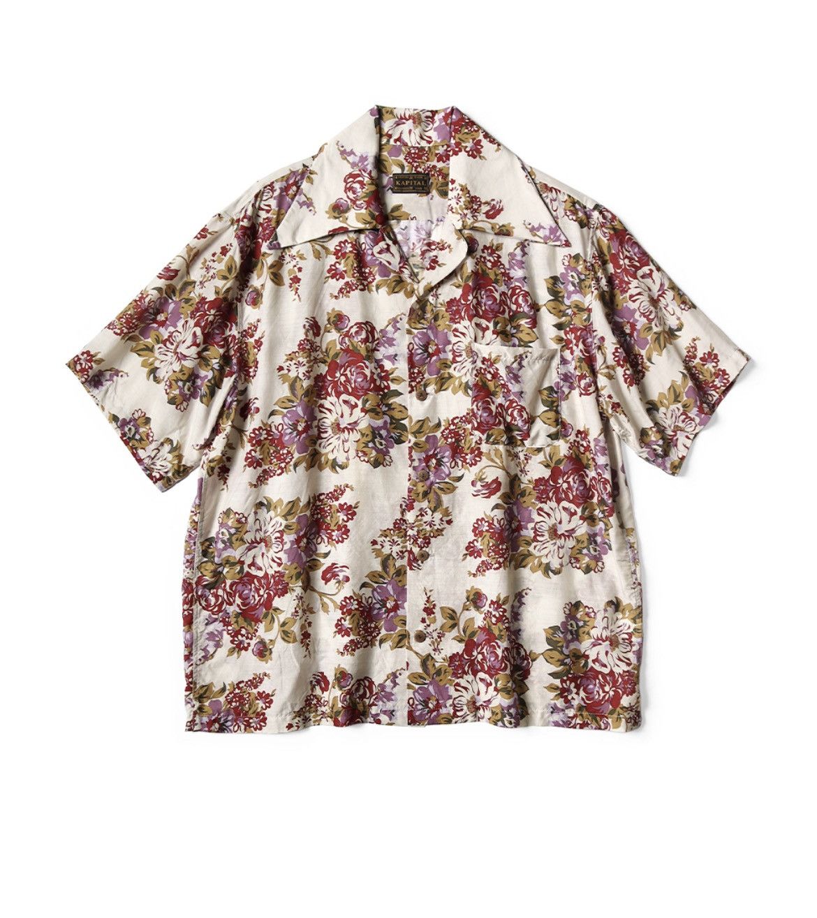 Kapital Kapital Silk rayon Champagne Maria aloha shirt size 5 Size US XXL / EU 58 / 5 - 2 Thumbnail