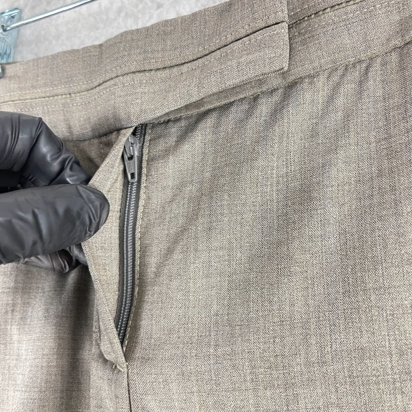 Theory Theory Brown Wide-Leg Wool Dress Pants Womens Size 30 Flat Front Work Wear Size 30" / US 8 / IT 44 - 7 Thumbnail