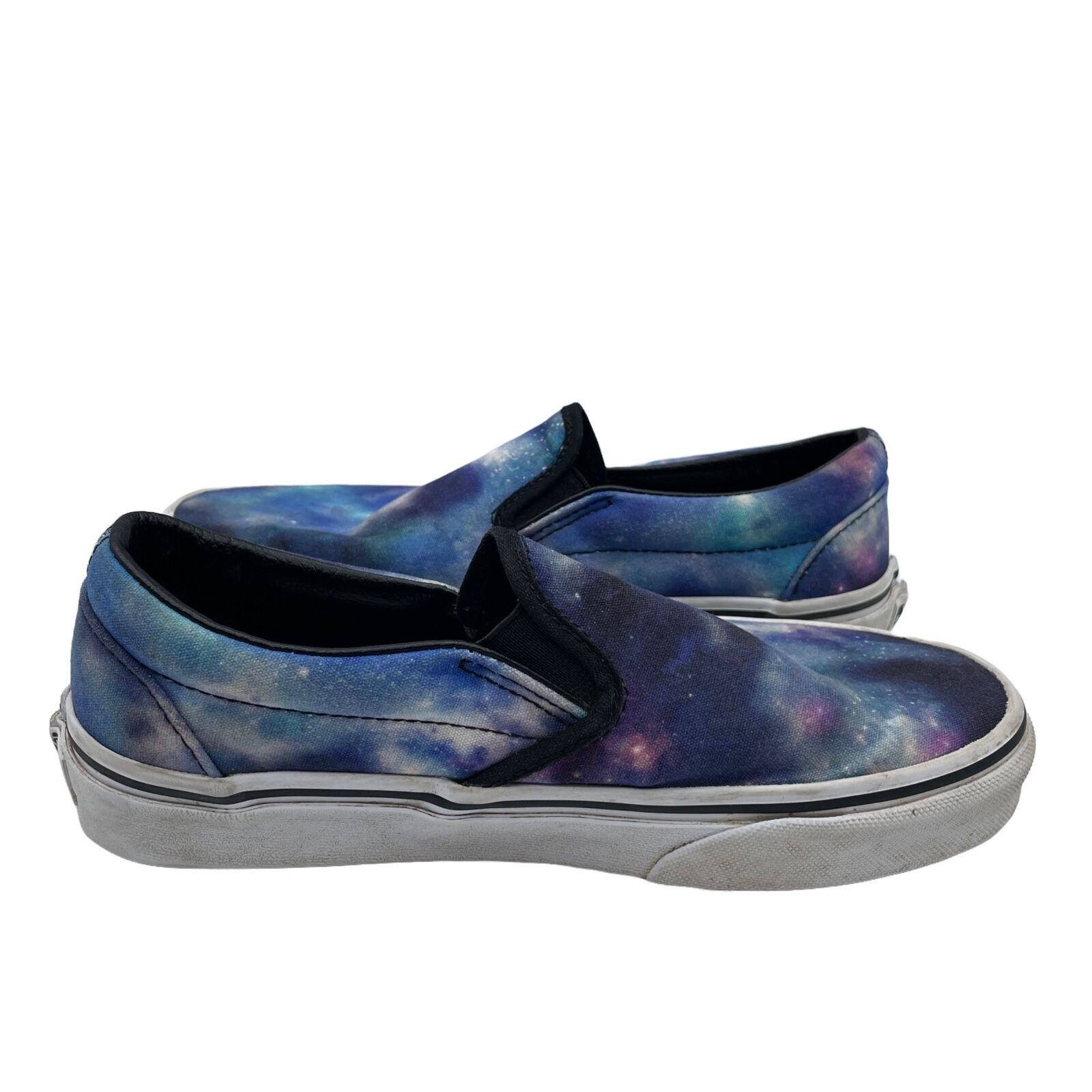 Vans Vans Classic Slip On Shoes Low Galaxy Blue White Mens 4.5 Size US 4.5 / IT 34.5 - 4 Thumbnail