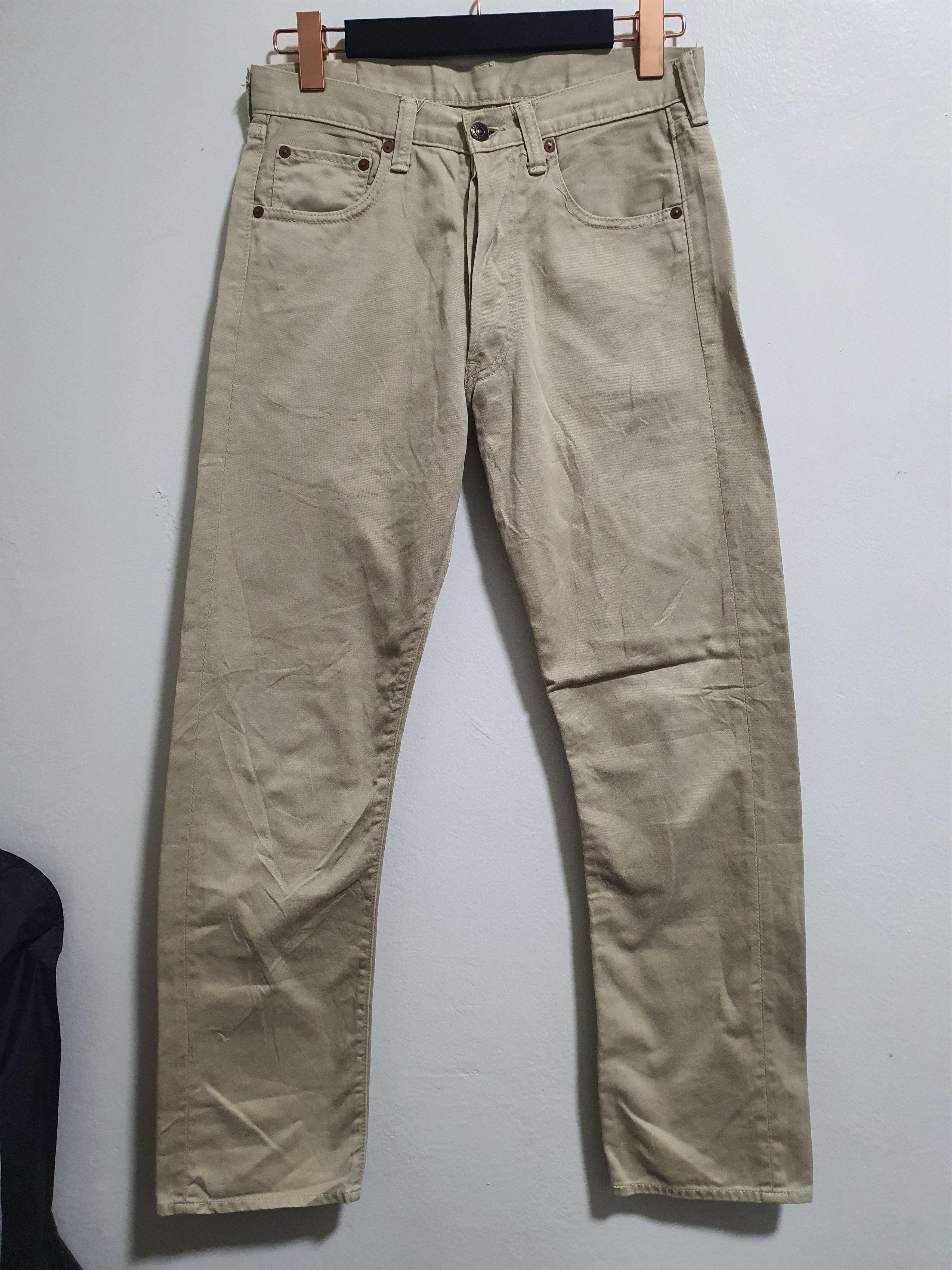 Full Count & Co. × Japanese Brand FULLCOUNT 30”/40.5” BEIGE COLOURED JEANS Size US 30 / EU 46 - 2 Thumbnail
