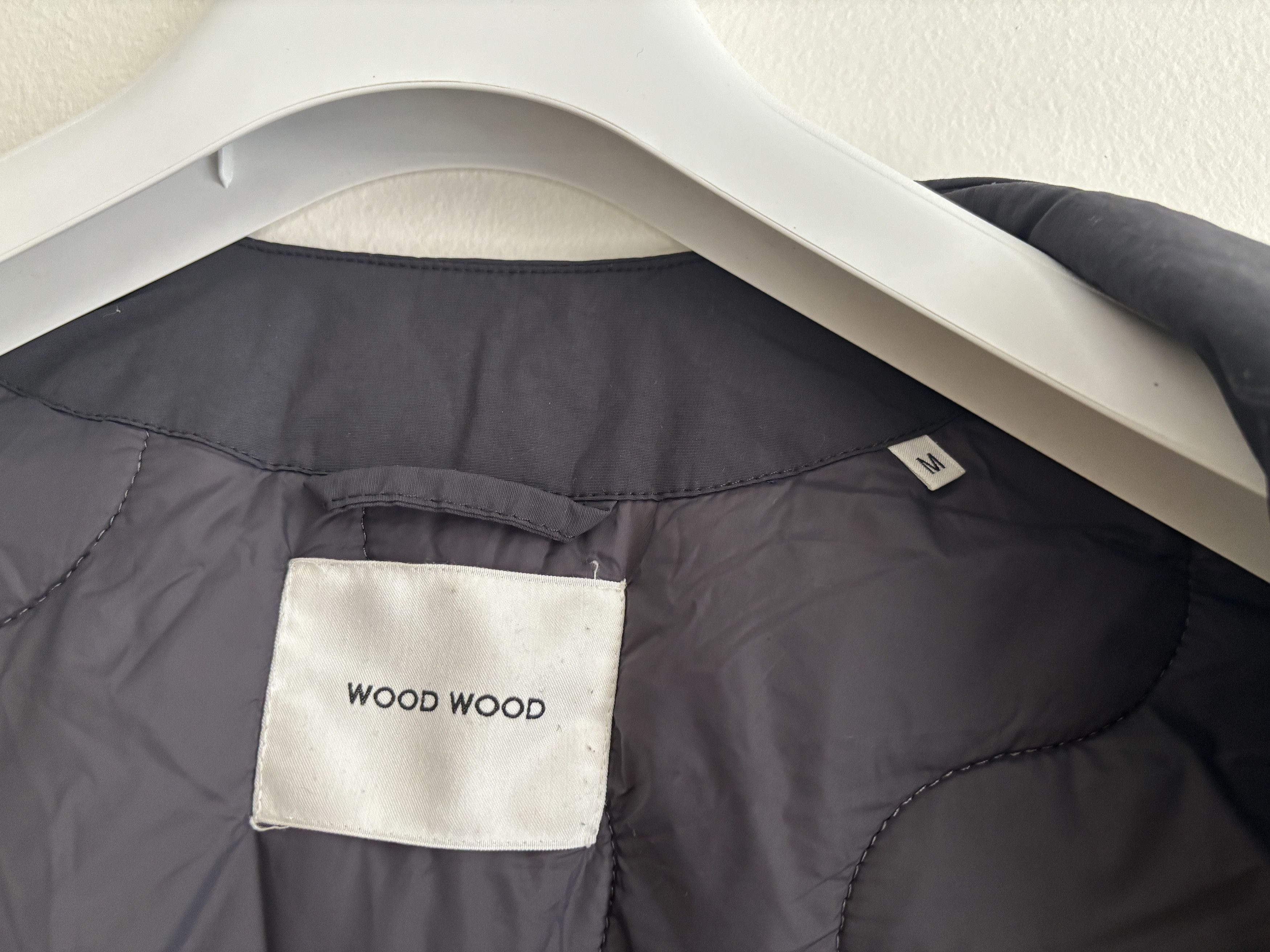 Wood Wood $450 Wood Wood Hayden Midlayer Jacket - Grey, Medium Size US M / EU 48-50 / 2 - 3 Thumbnail