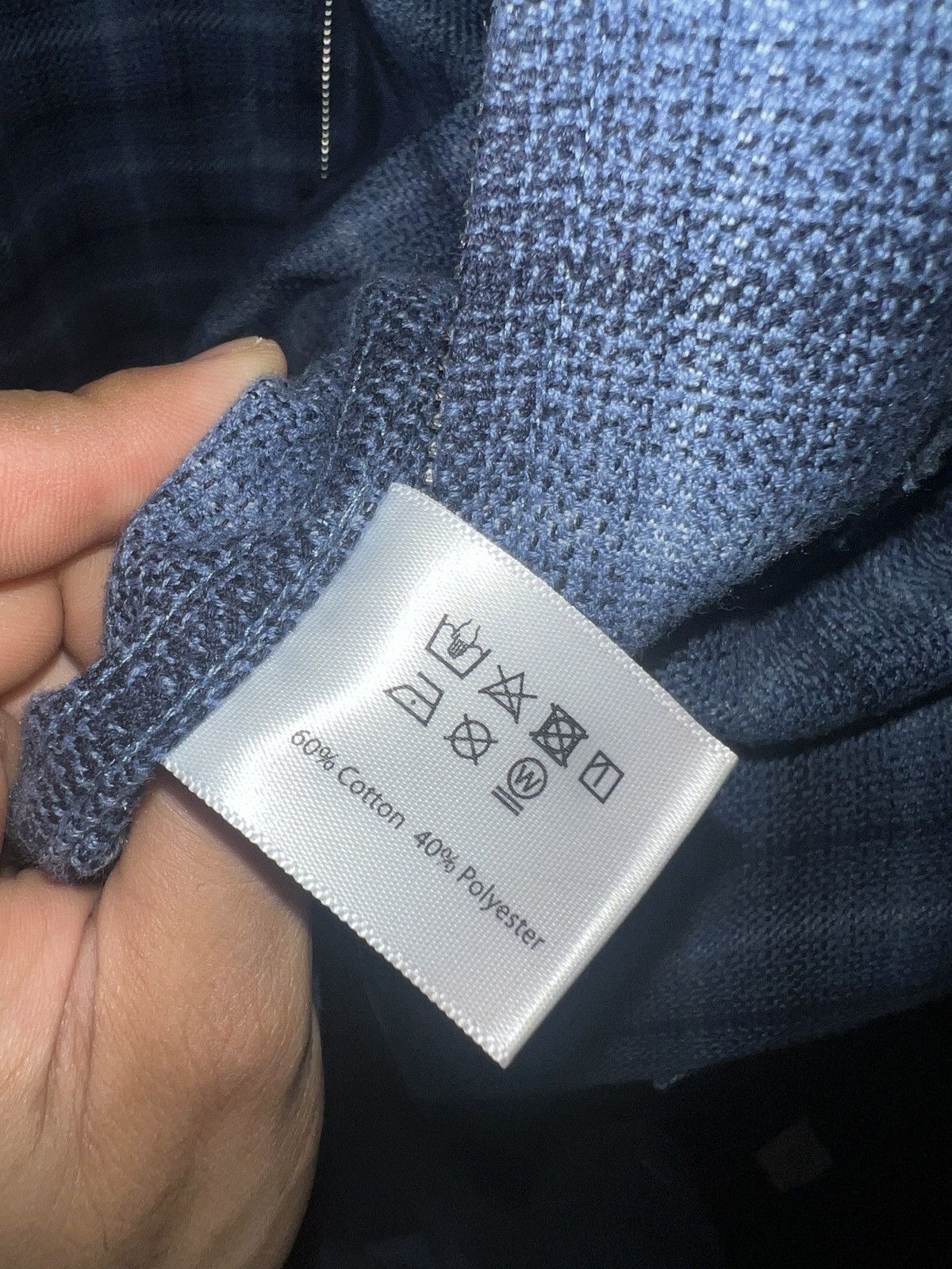 Awake NY Awake NY Blue Plaid Zip Up Shirt Size US L / EU 52-54 / 3 - 6 Thumbnail