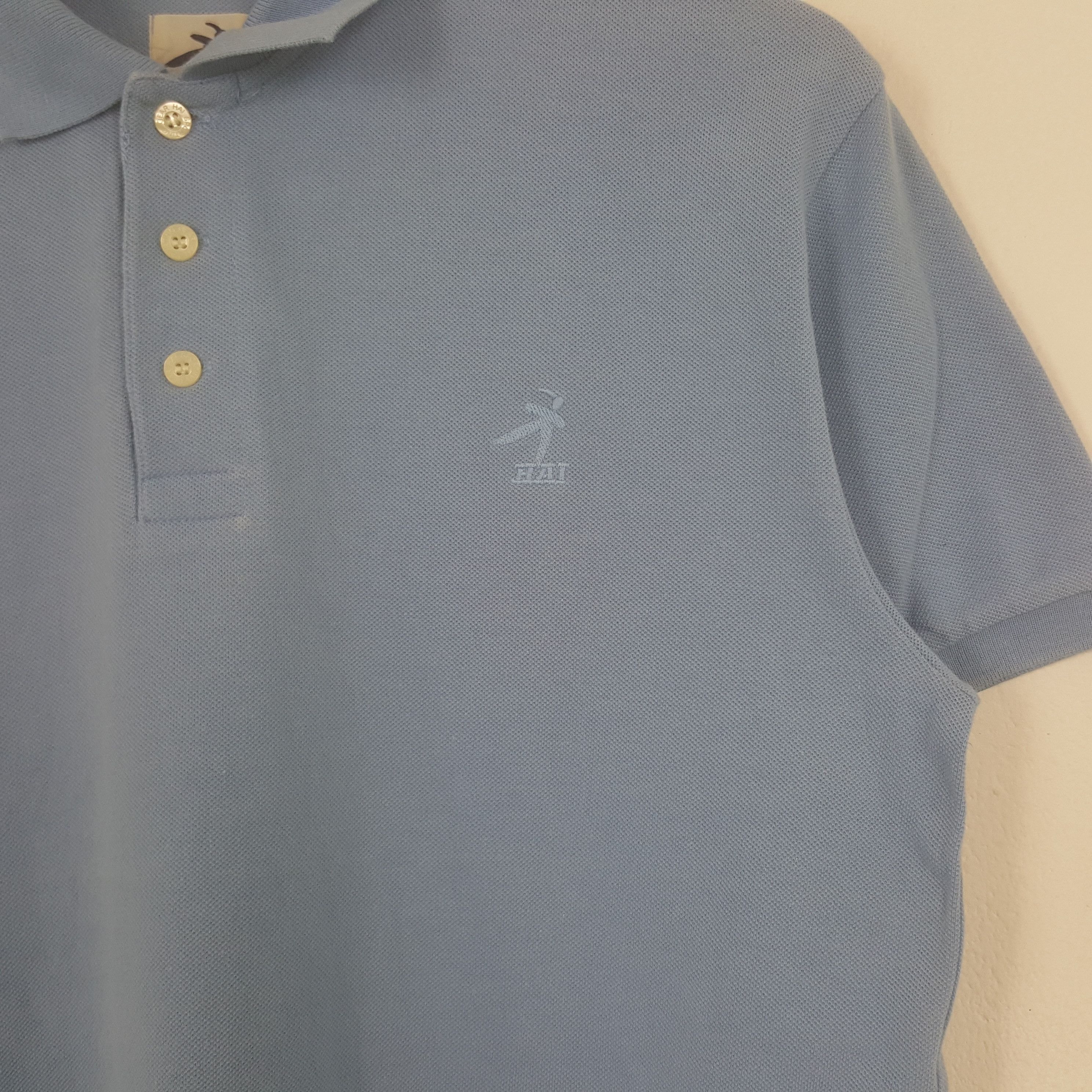 Hai Sporting Gear × Issey Miyake × Vintage Vintage Hai Sporting Gear by Issey Miyake Designer Polos Size US M / EU 48-50 / 2 - 2 Thumbnail