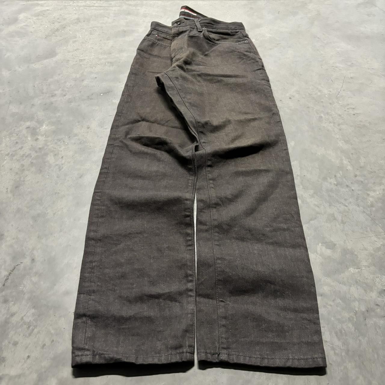 Tommy Hilfiger × Vintage Crazy Vintage Y2K/2000s Grunge Dark Wash Tommy Hilfiger Denim Jeans! Size US 34 / EU 50 - 3 Thumbnail