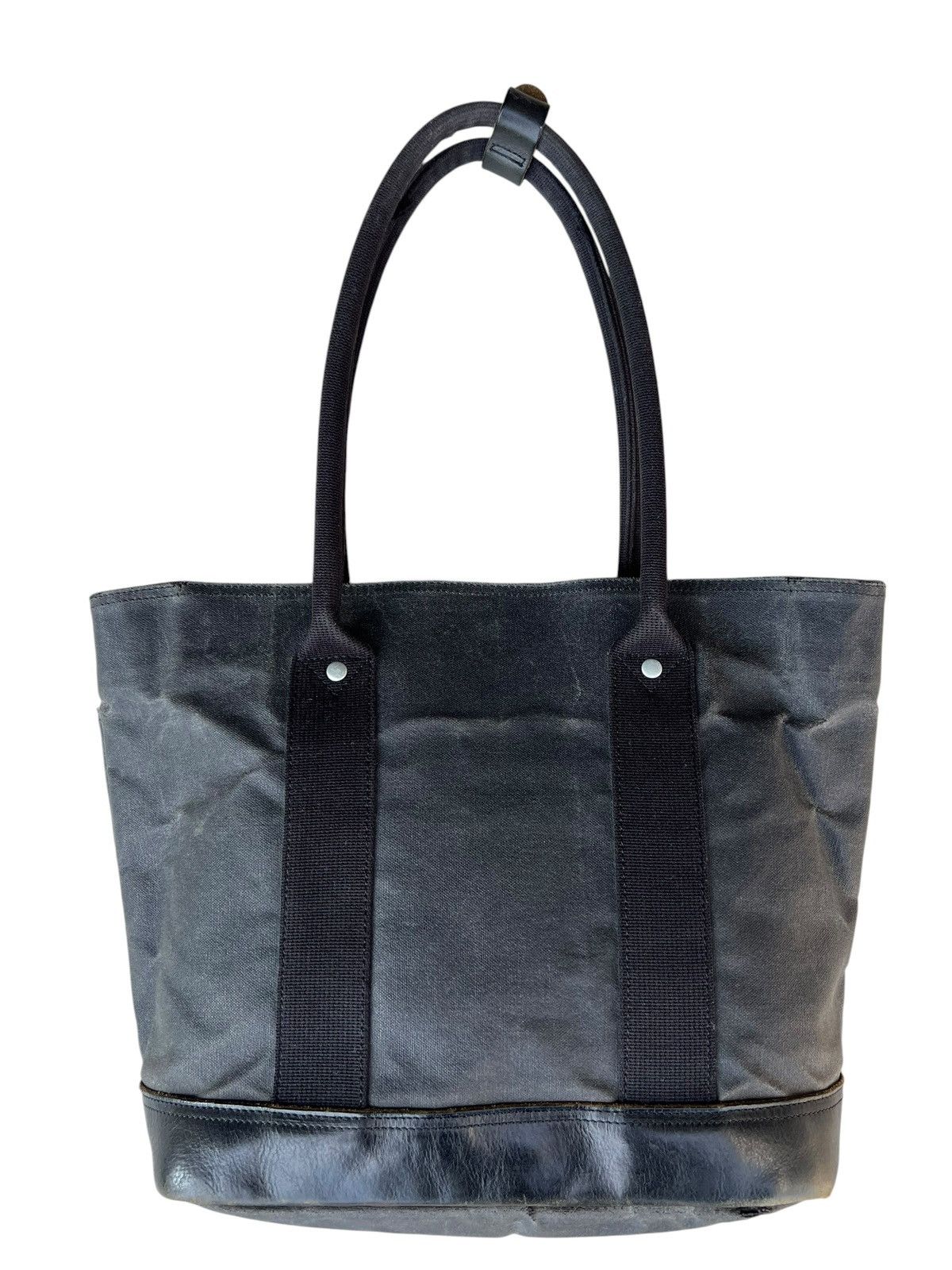 Porter Porter Yoshida Distress Faded Waxed Canvas Leather Tote Bag Size ONE SIZE - 12 Thumbnail
