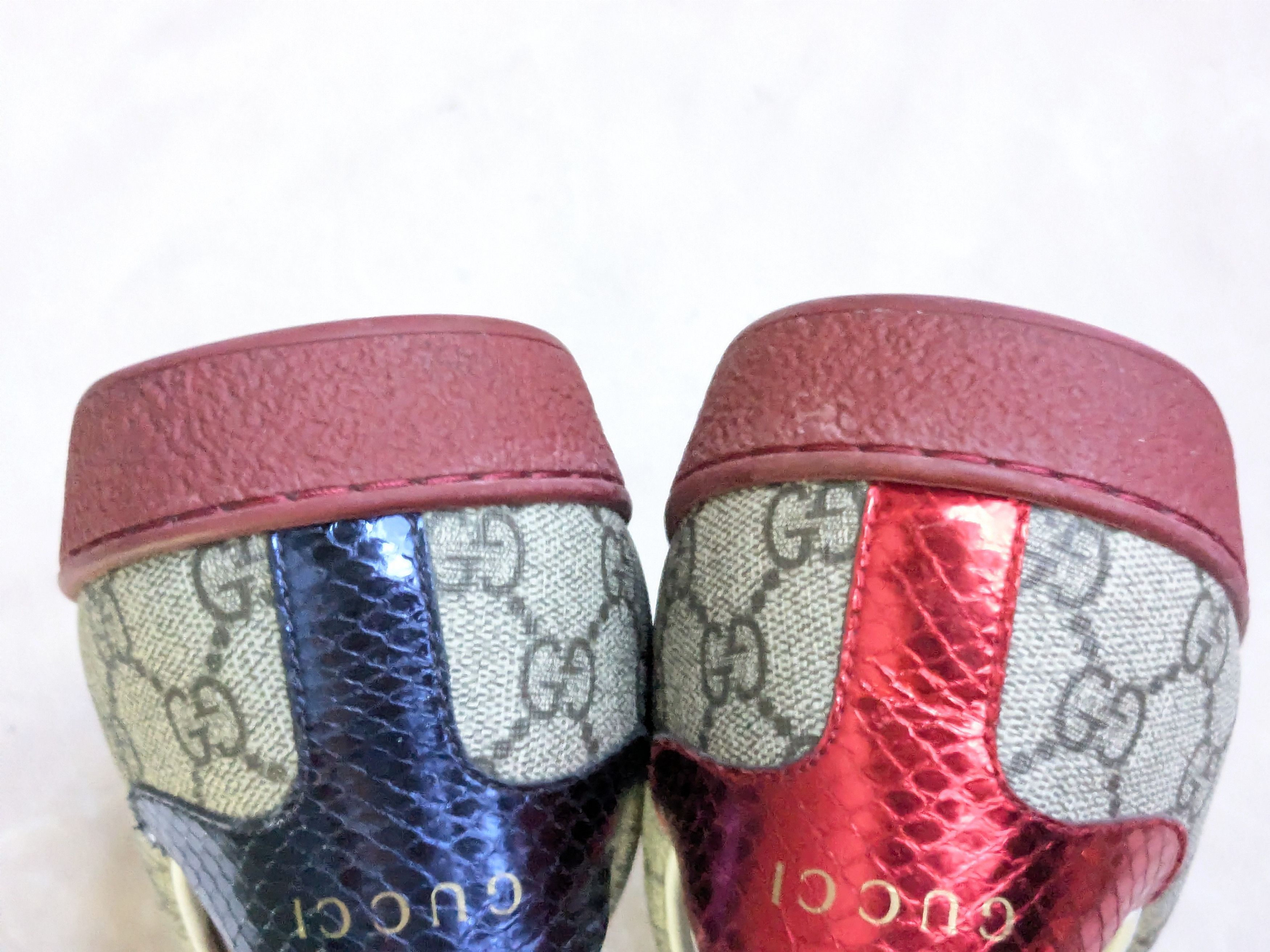 Gucci Gucci Ace Supreme 9.5 Monogram Logo GG Red Low Size US 9.5 / EU 42-43 - 11 Thumbnail