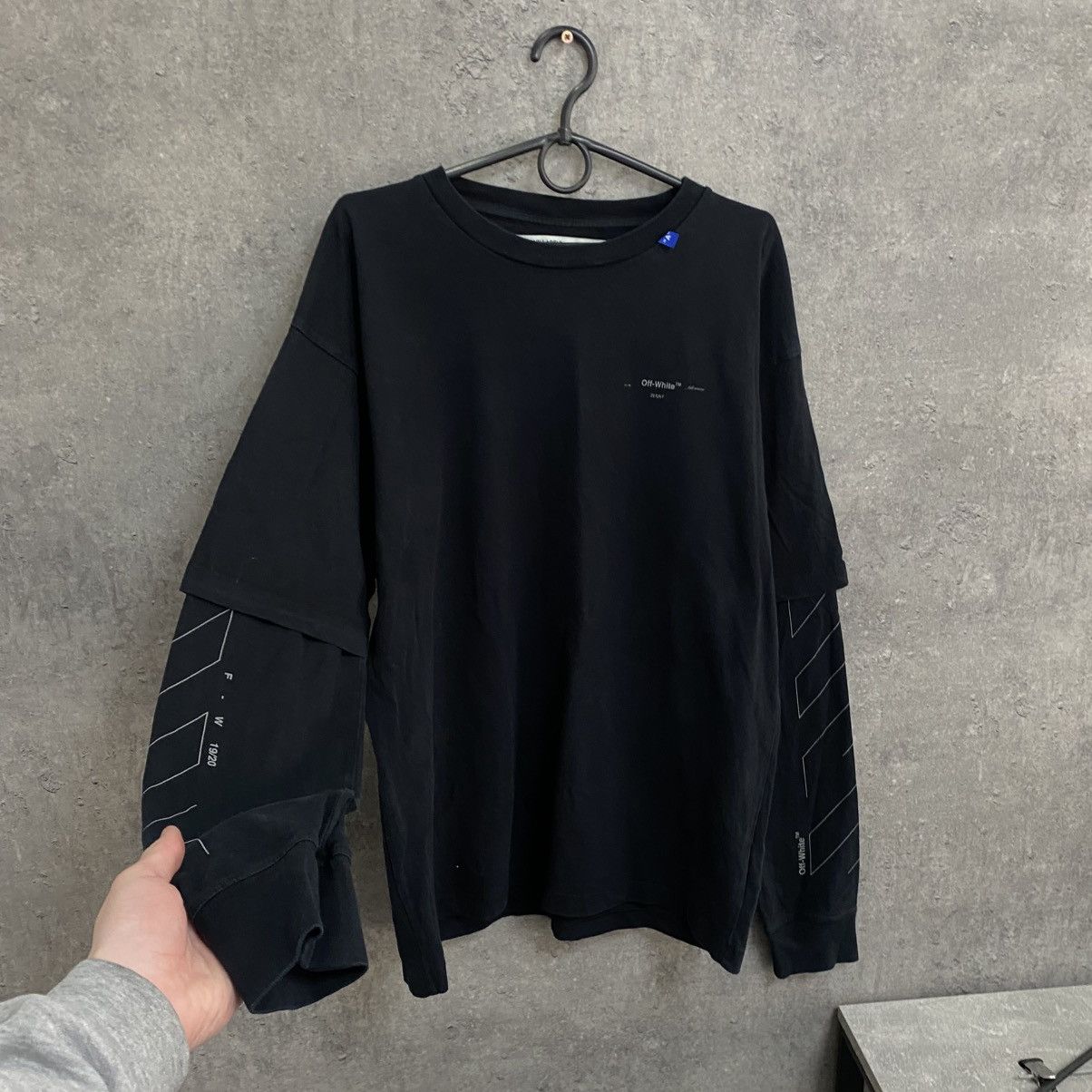 Off-White Off White Long Sleeve Shirt Size US S / EU 44-46 / 1 - 8 Thumbnail