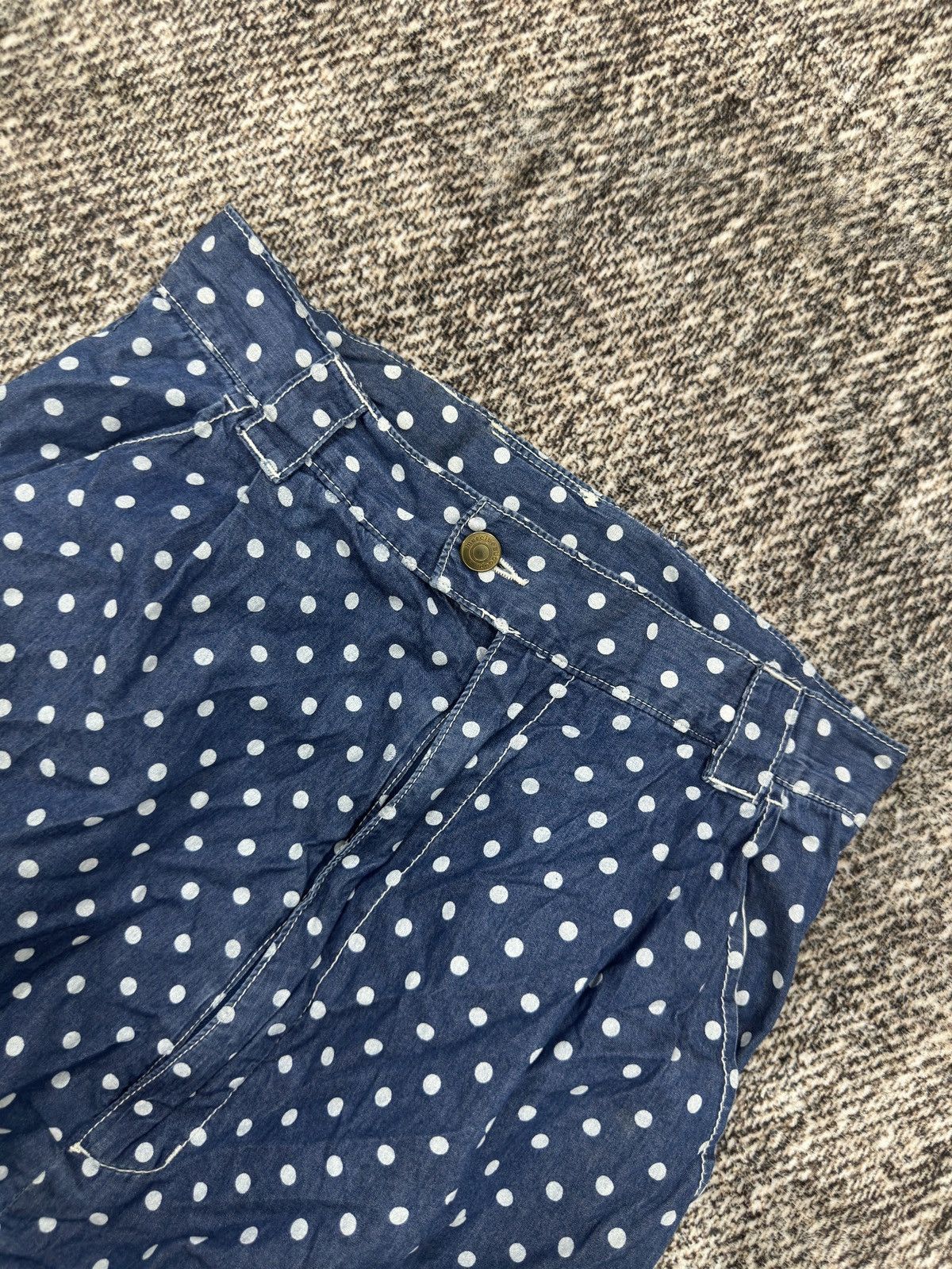 Issey Miyake × Japanese Brand × mercibeaucoup Jevous Enprie by Issey Miyake High Rise Polkadot Pants Size US 30 / EU 46 - 4 Thumbnail