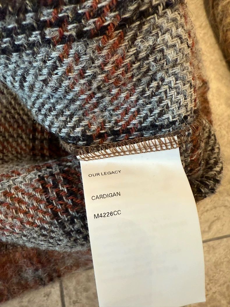Our Legacy Our Legacy size48 Grainy horsehair knit cardigan Size US M / EU 48-50 / 2 - 5 Thumbnail