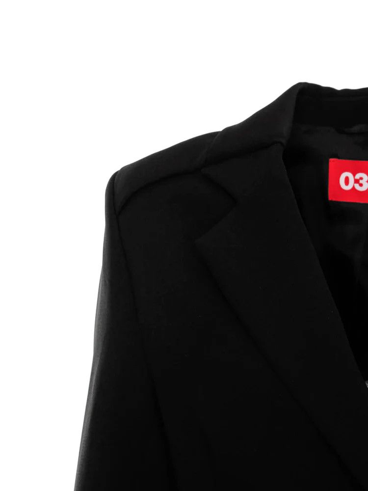 032c o1mle1125 Clepsydra Tailored Jacket in Black Size XS / US 0-2 / IT 36-38 - 3 Thumbnail